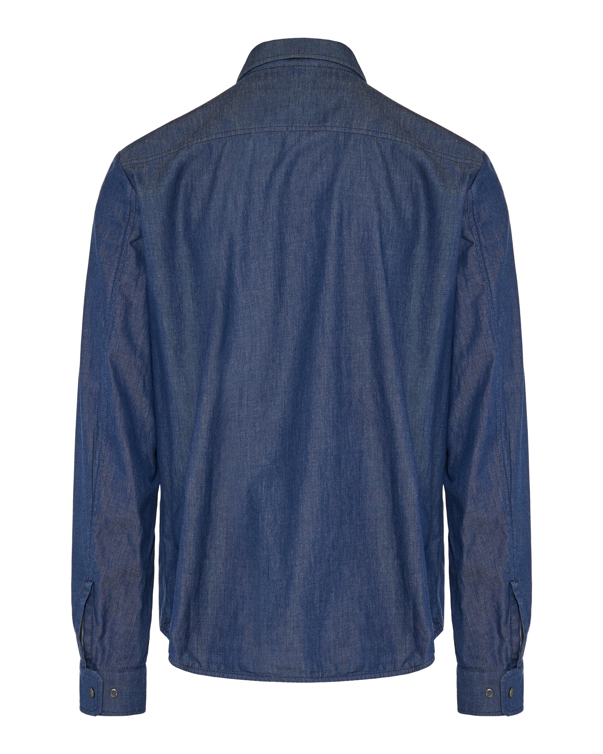 Denim Effect Shirt Jacket Moncler оригінал – Купити в Україні – вид ззаду