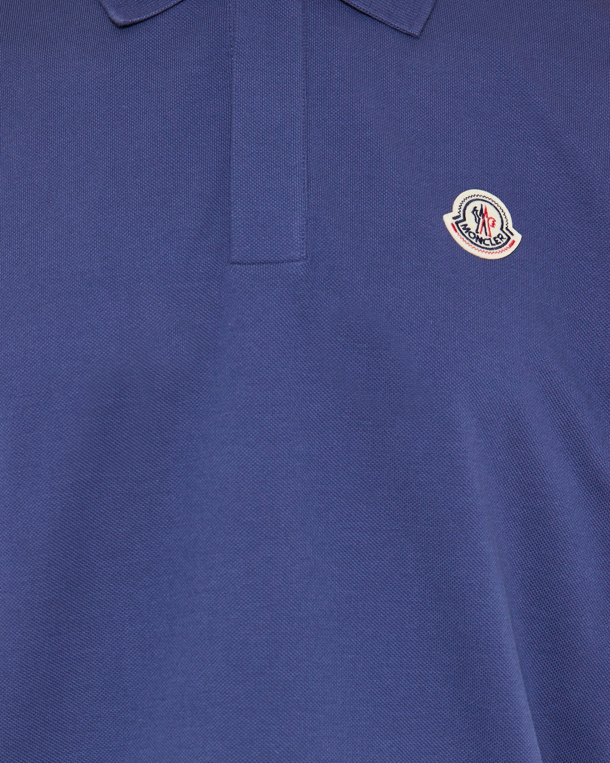 Оригінальна Logo Patch Cotton Polo Shirt Moncler – детальний вид