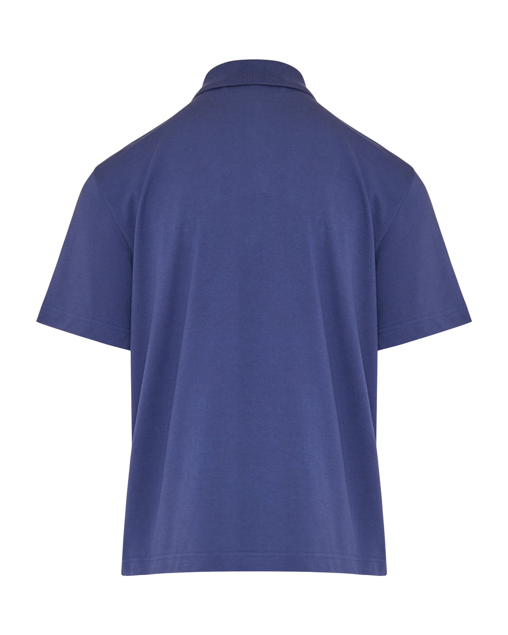 Оригінальна Logo Patch Cotton Polo Shirt Moncler – вид ззаду