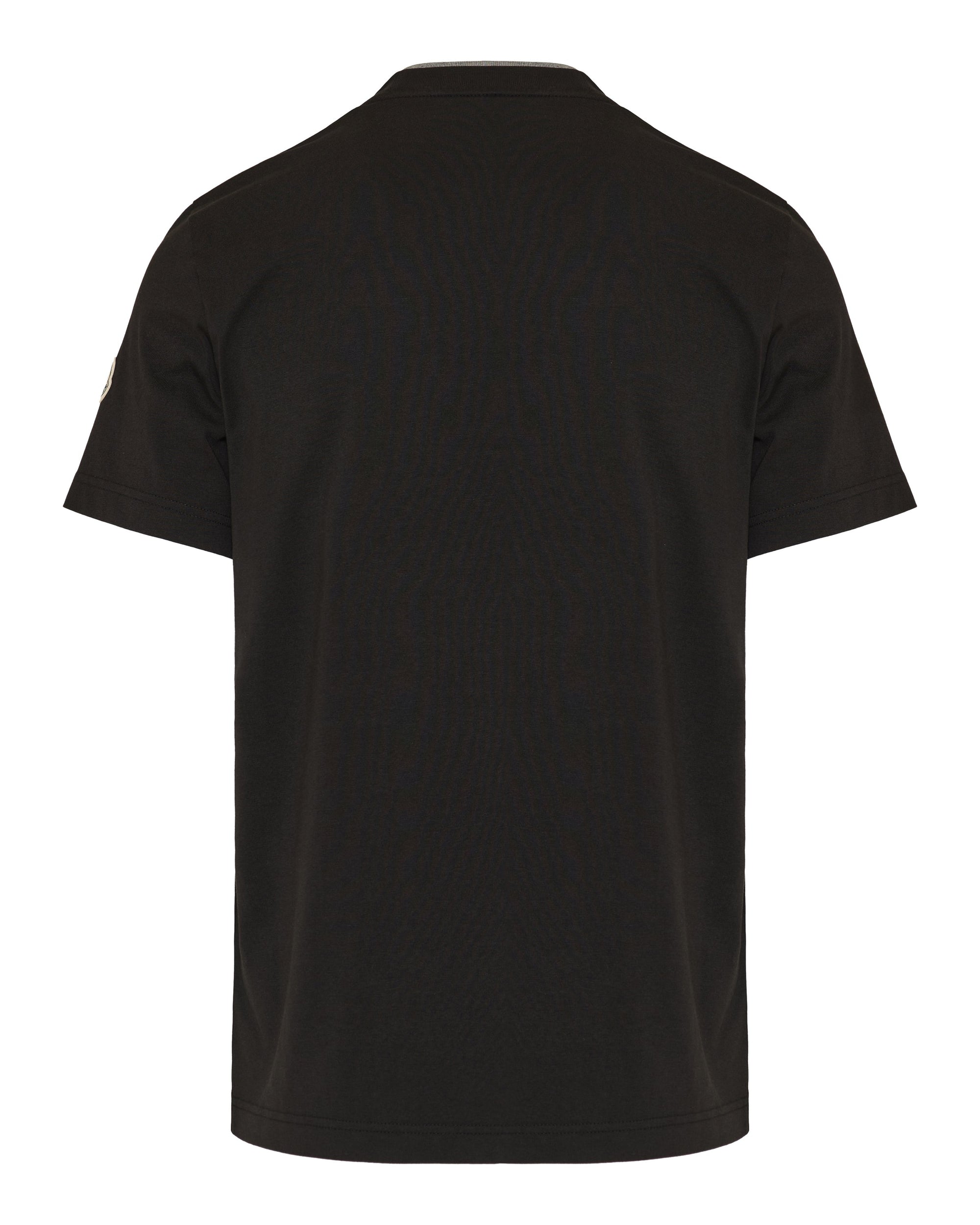 Оригінальна Embroidered Logo Cotton T Shirt Moncler – детальний вид