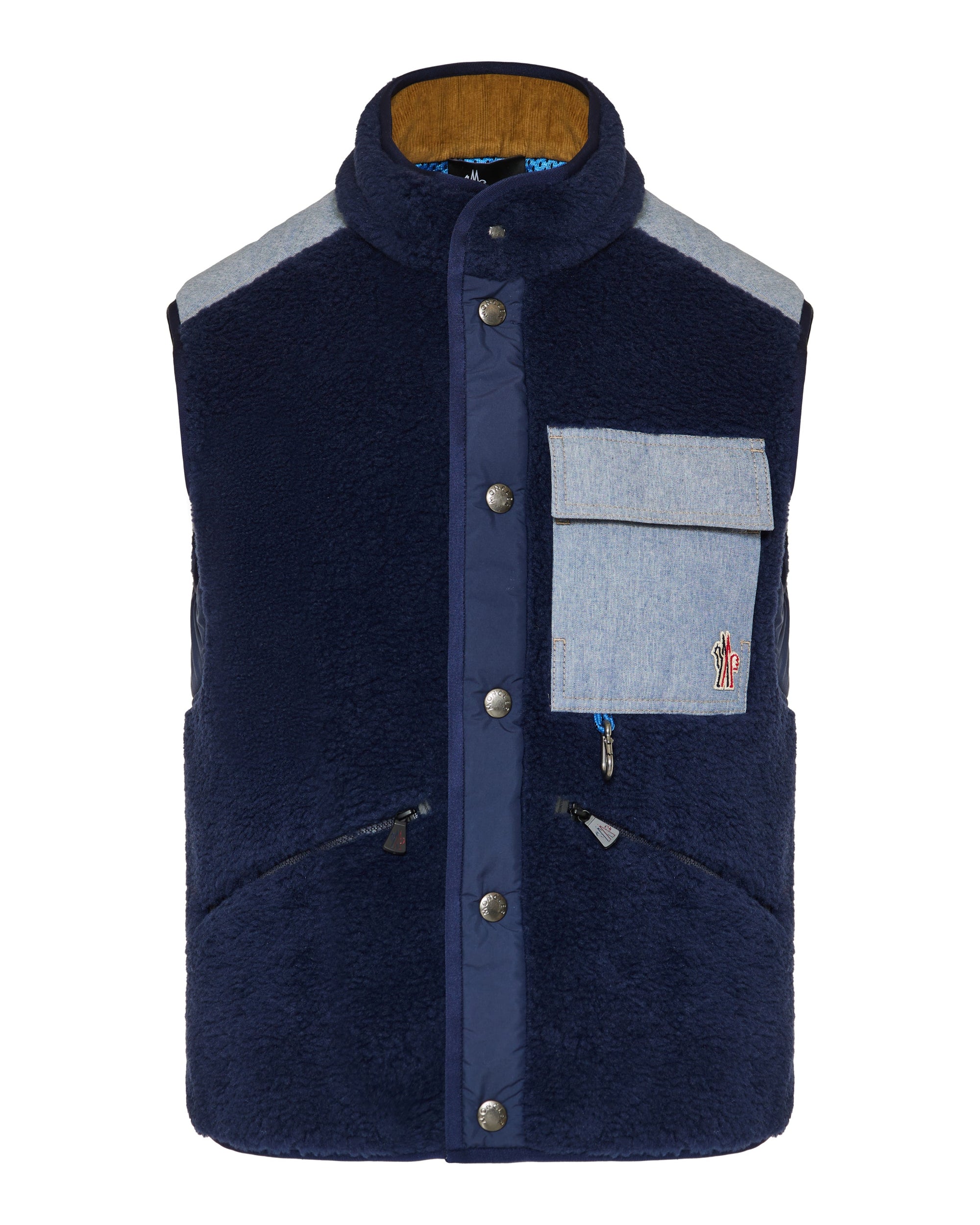 Оригінальна Teddy And Chambray Gilet Moncler – боковий вид