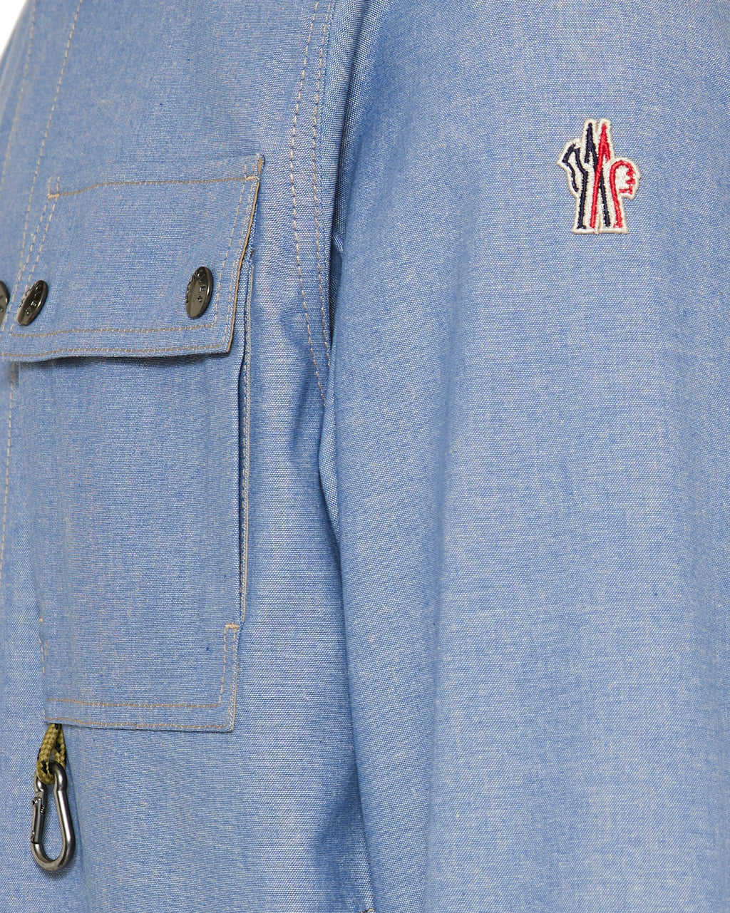 Chambray Long Sleeve Shirt Moncler – Гарантія оригінальності – збільшений вид