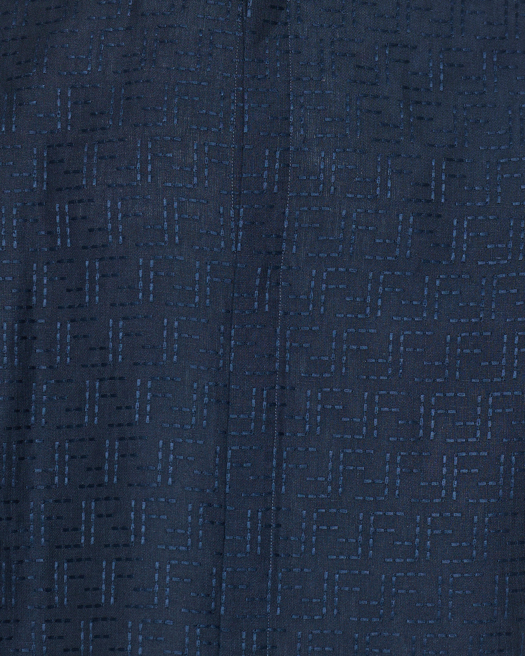Оригінальна Ff Jacquard Linen Shirt Fendi – збільшений вид