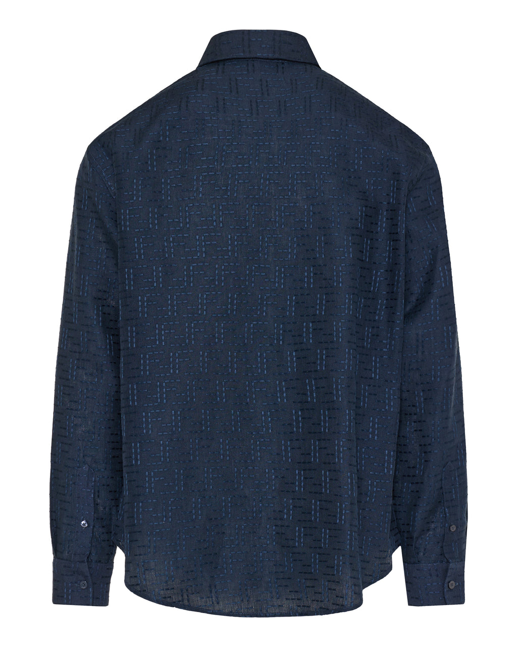 Оригінальна Ff Jacquard Linen Shirt Fendi – детальний вид