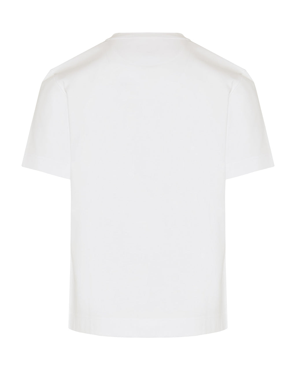 Оригінальна Ff Embroidered Cotton T Shirt Fendi – детальний вид