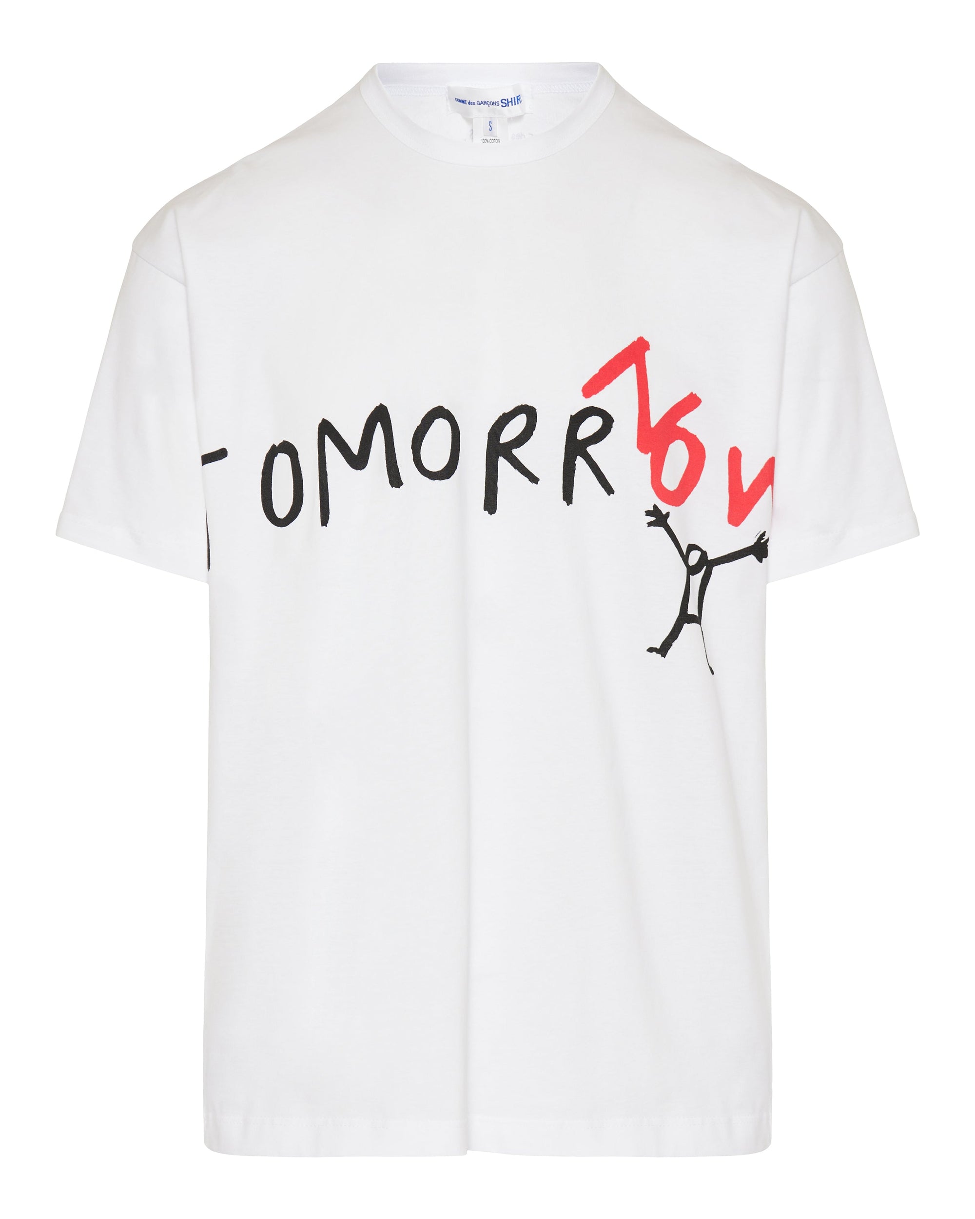 Оригінальна Cotton Knit T Shirt Comme des garcons – боковий вид