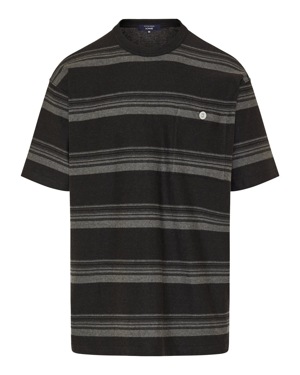 Striped Cotton T Shirt Comme des garcons оригінал – Купити в Україні – боковий вид