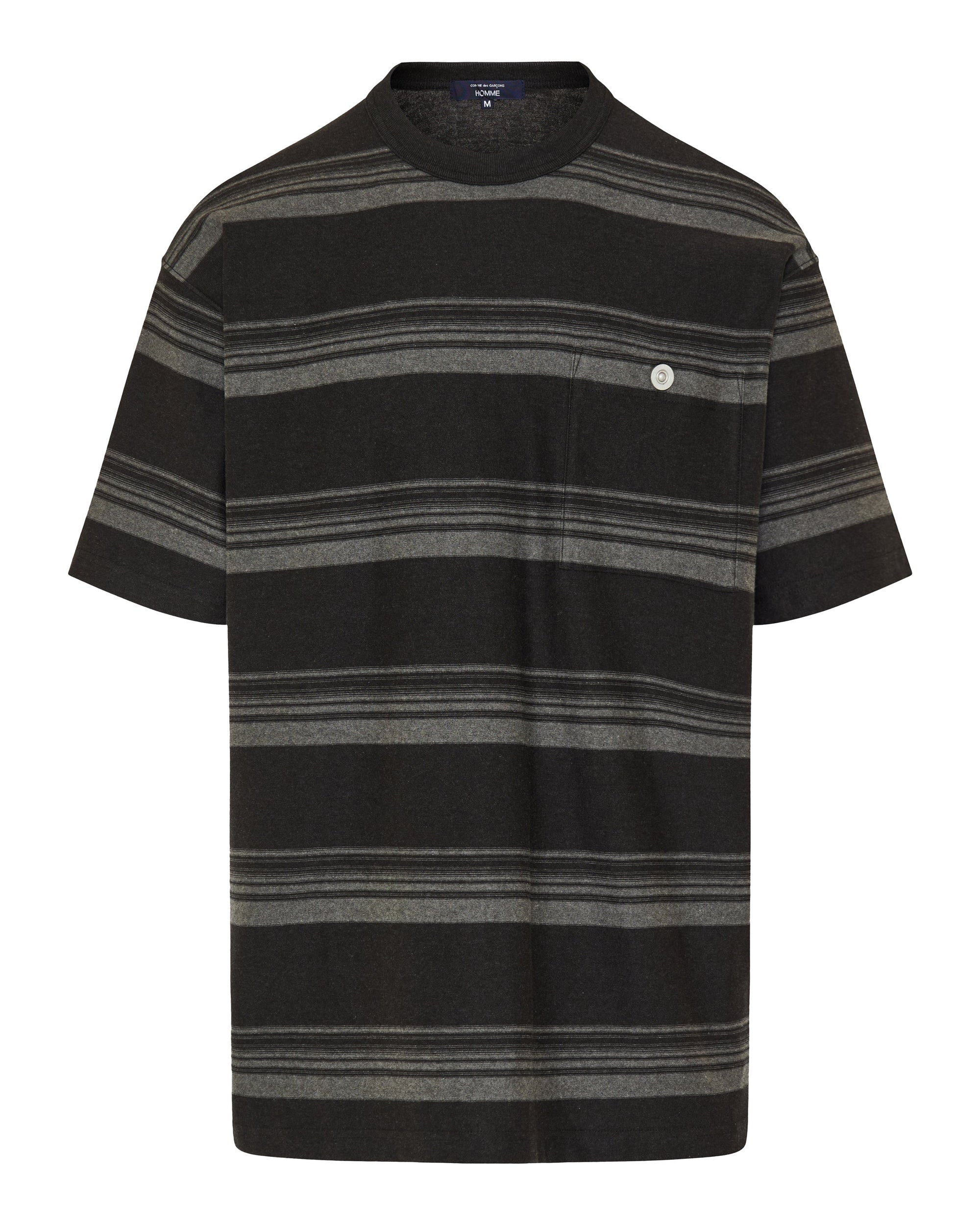 Striped Cotton T Shirt Comme des garcons оригінал – Купити в Україні – боковий вид