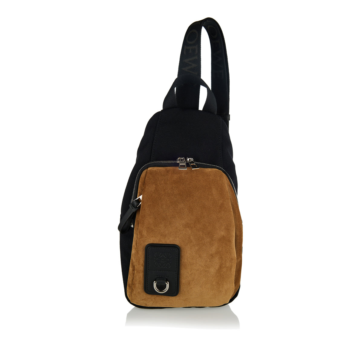 Оригінальна Flex Sling Canvas And Suede Bag Loewe – боковий вид