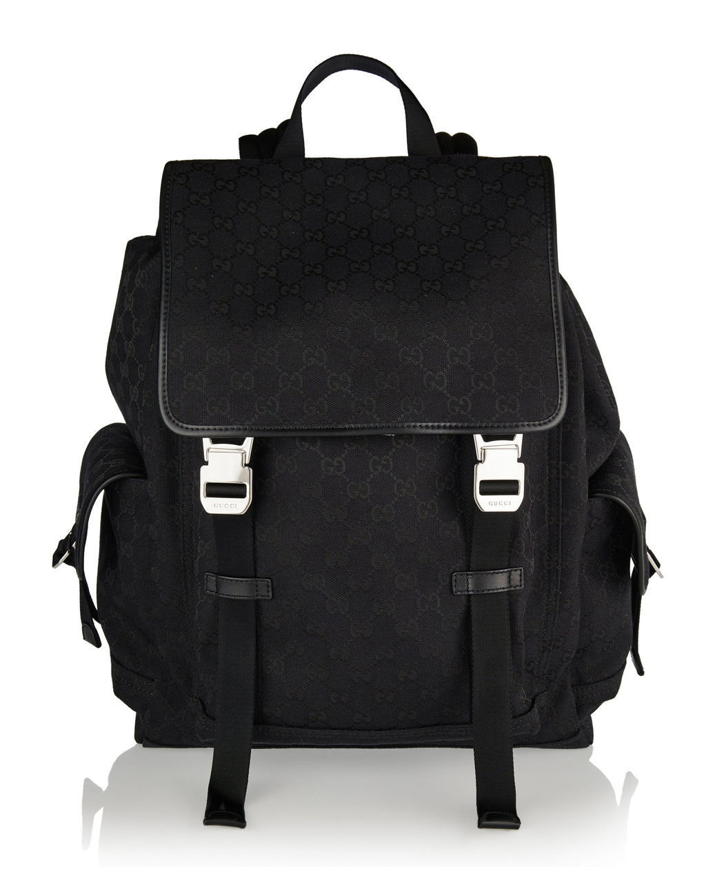 Gg Large Backpack Gucci – Гарантія оригінальності – боковий вид