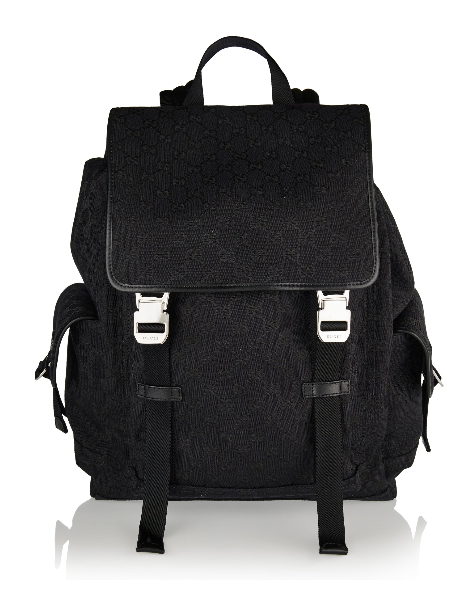 Gg Large Backpack Gucci – Гарантія оригінальності – боковий вид