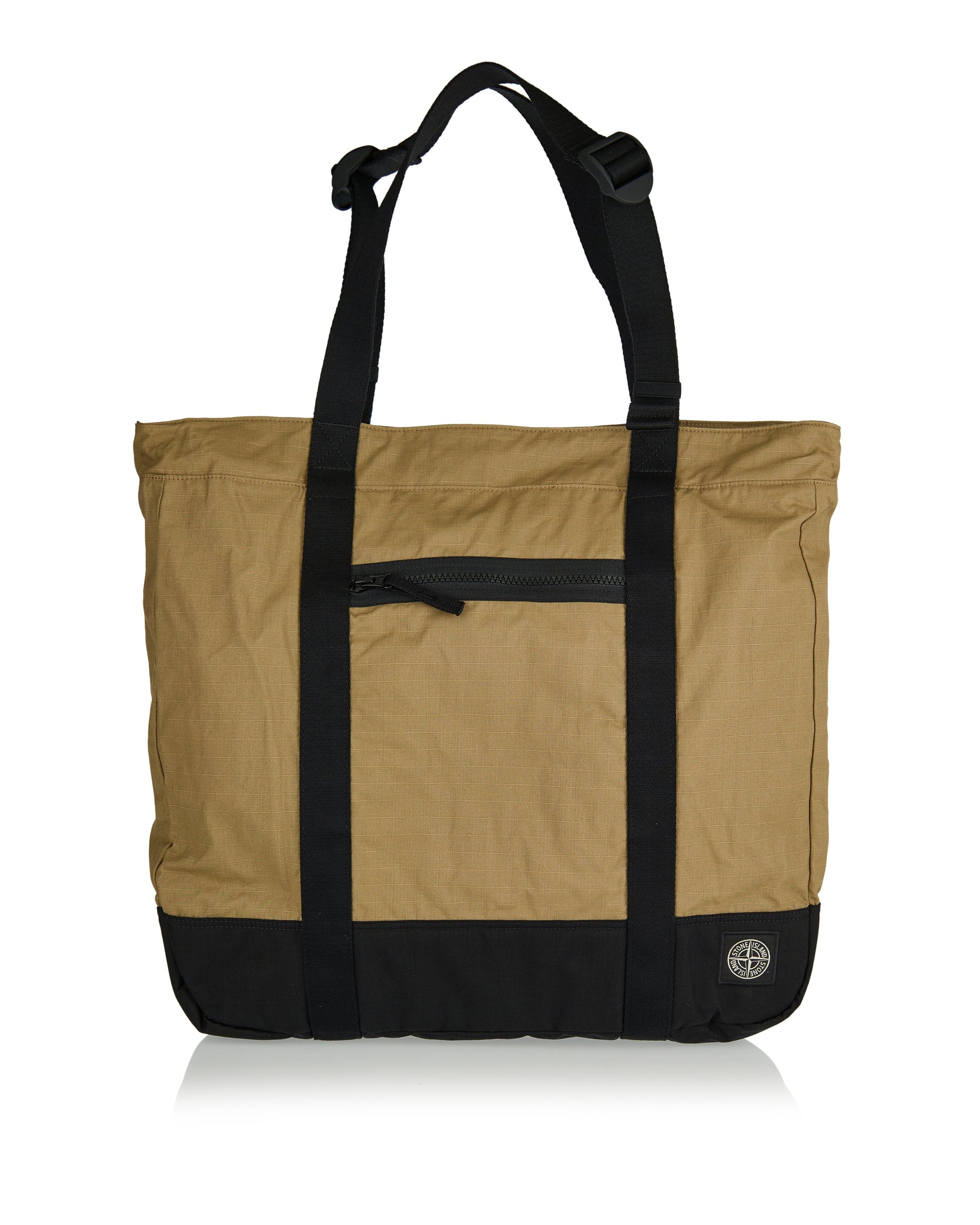 Tote Bag With Zip Pocket Stone island оригінал – Купити в Україні – боковий вид - STONE ISLAND