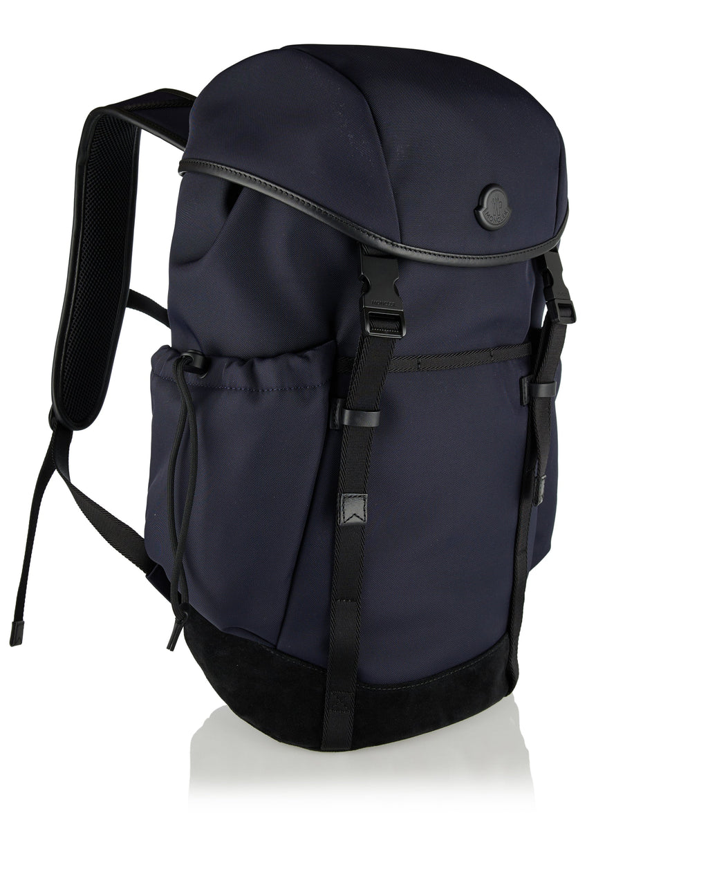 Оригінальна Leather Trimmed Backpack Moncler – вид ззаду