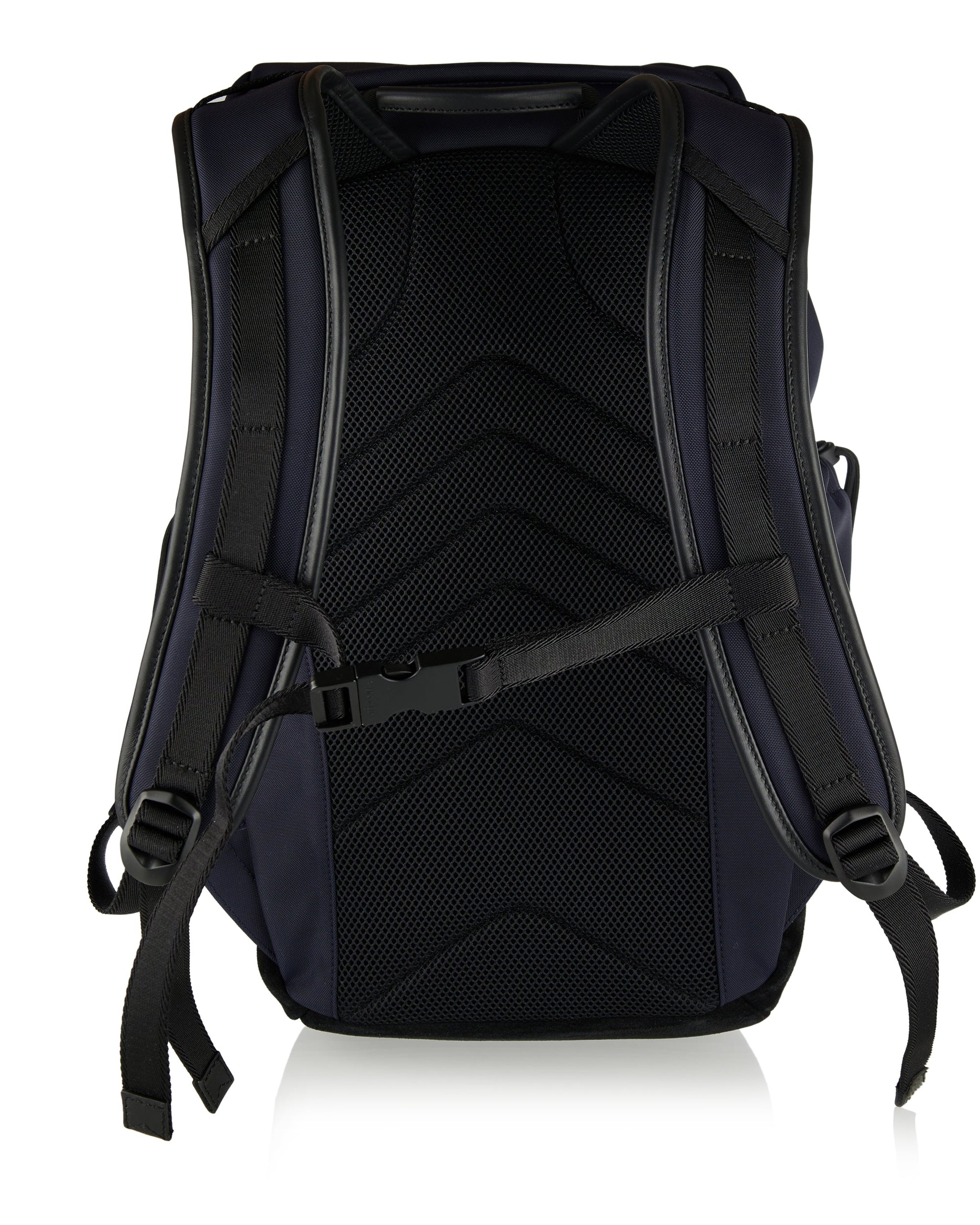 Оригінальна Leather Trimmed Backpack Moncler – детальний вид - MONCLER