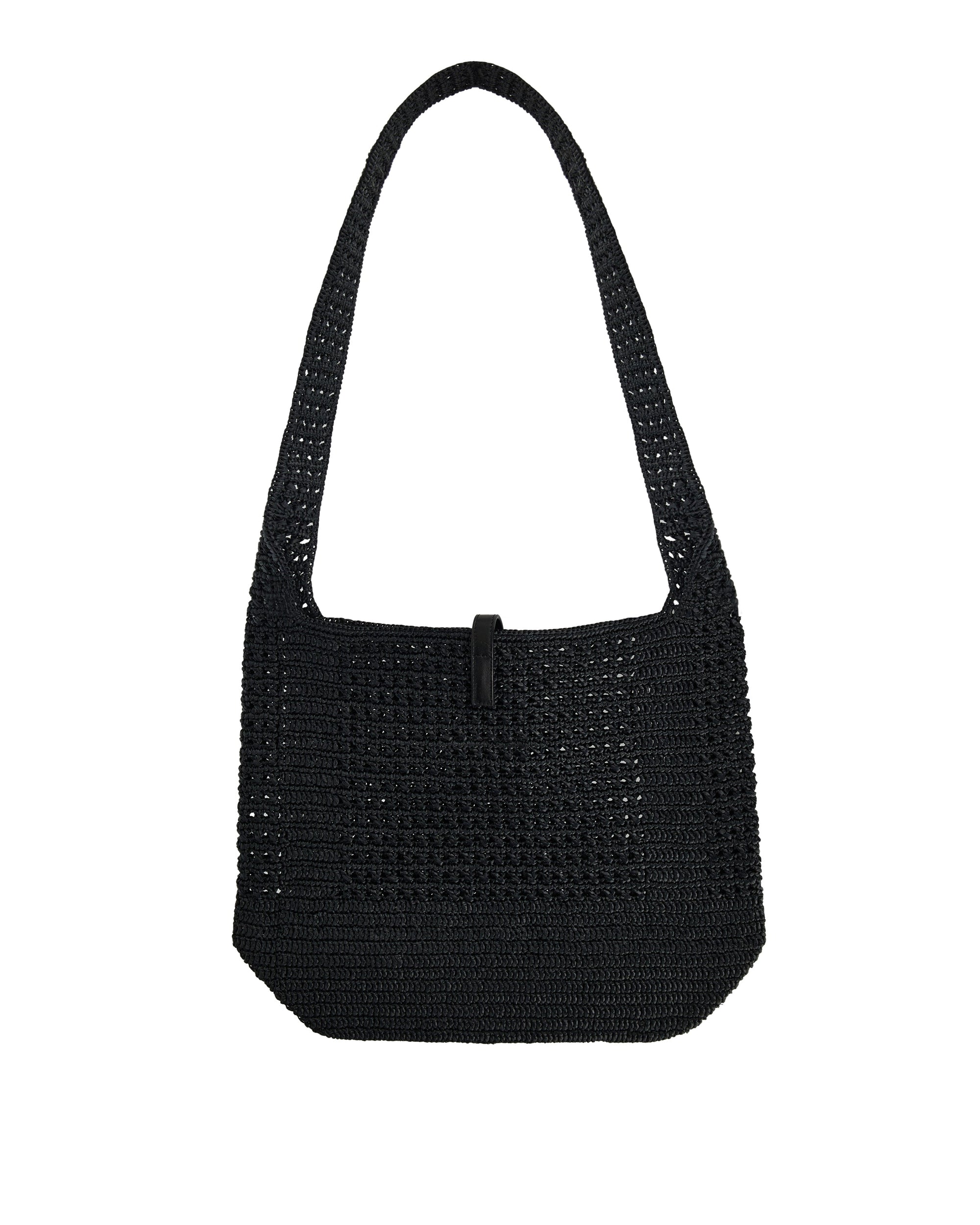 Le 5 À 7 Medium Raffia Tote Saint laurent оригінал – Купити в Україні – вид ззаду