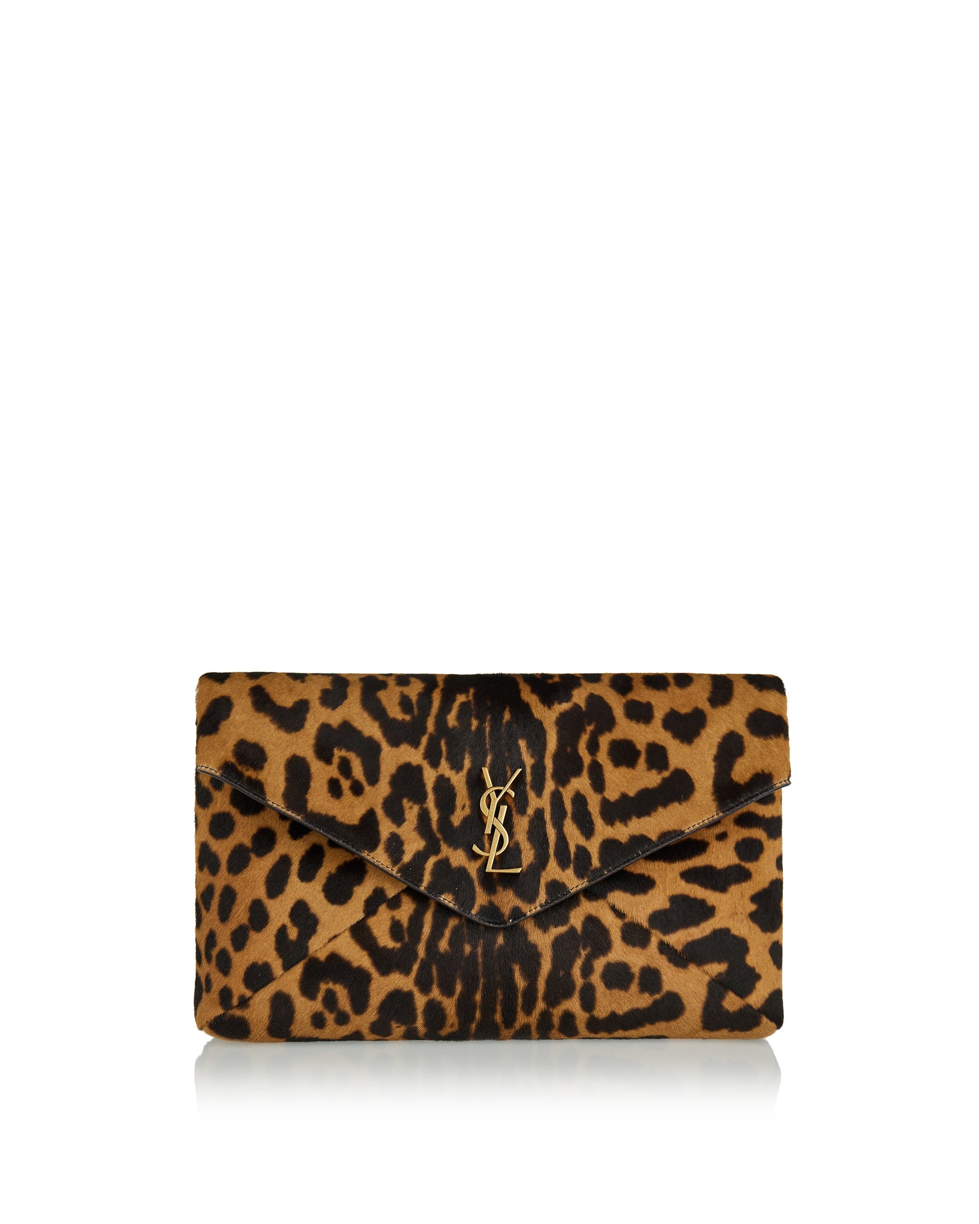 Cassandre Large Envelope Pony Hair Pouch Saint laurent оригінал – Купити в Україні – боковий вид