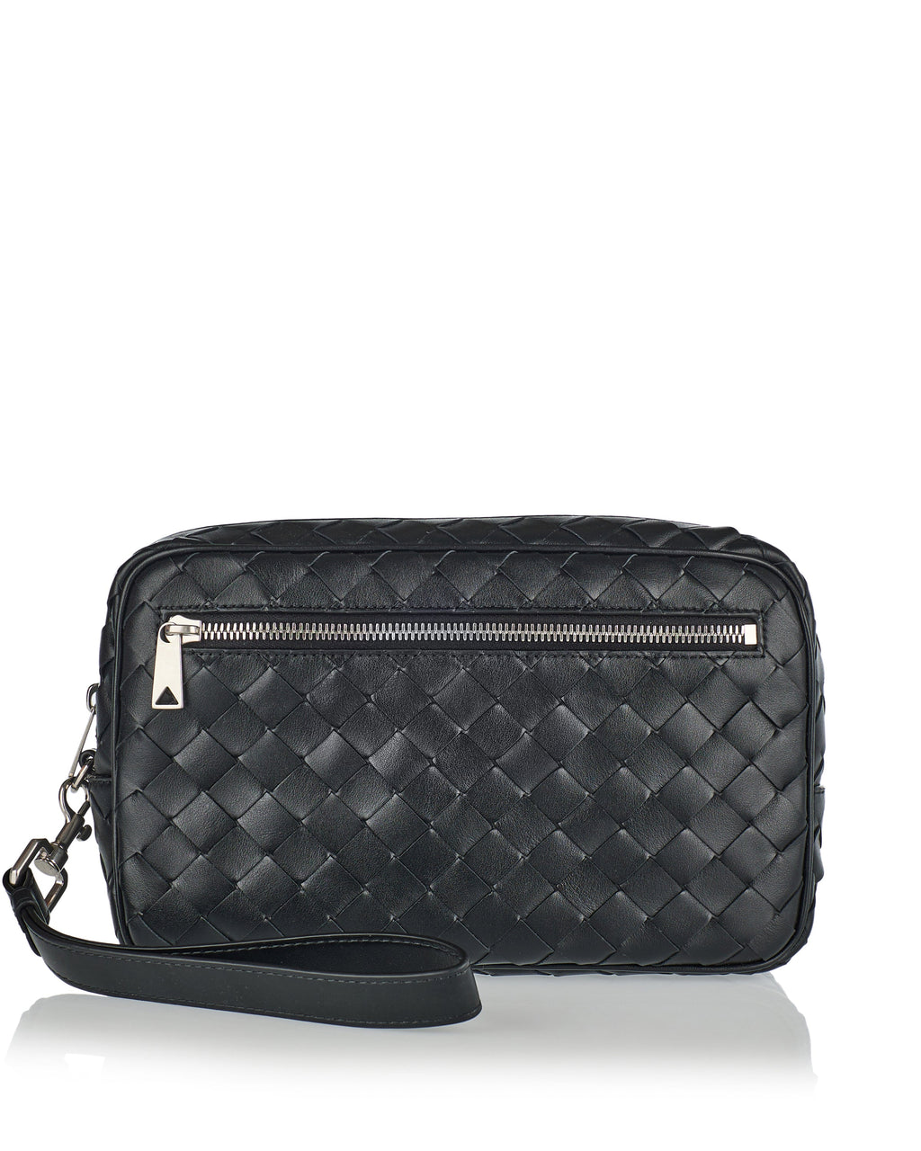 Оригінальна Intrecciato Pouch With Wristlet Bottega veneta – боковий вид