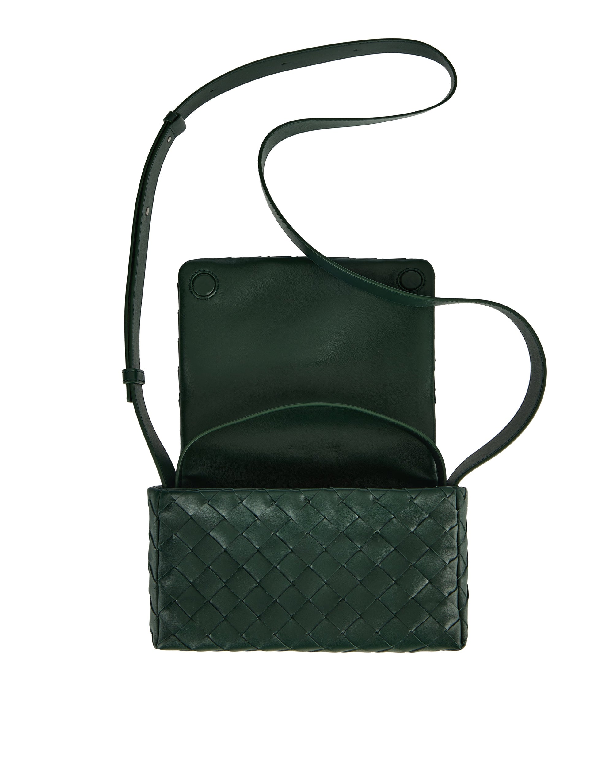 Оригінальна Intrecciato Mini Bag With Flap Bottega veneta – детальний вид