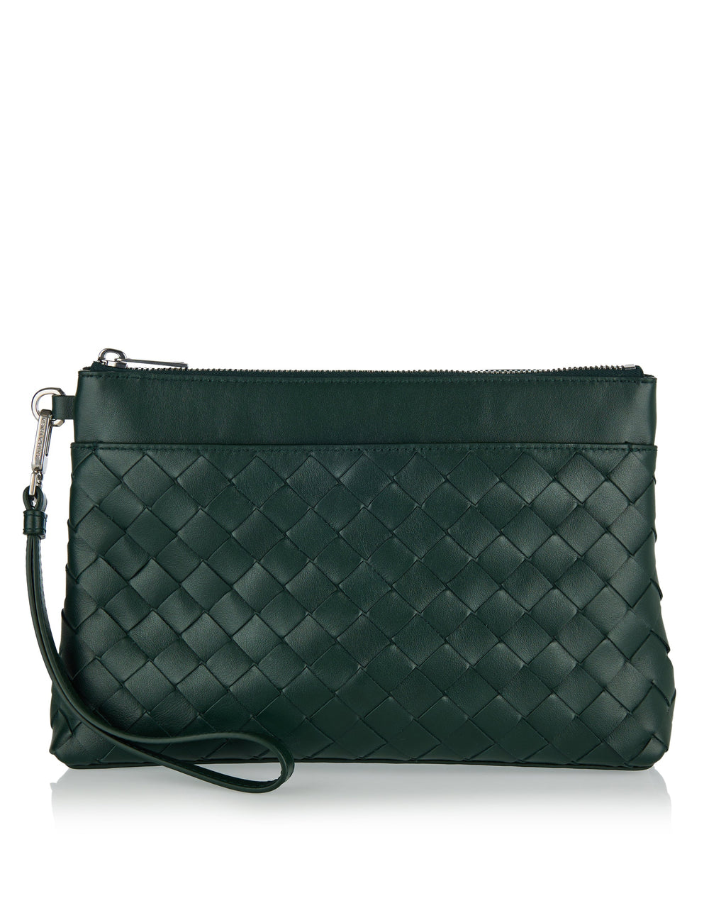 Intrecciato Prism Pouch Bottega veneta – Гарантія оригінальності – боковий вид
