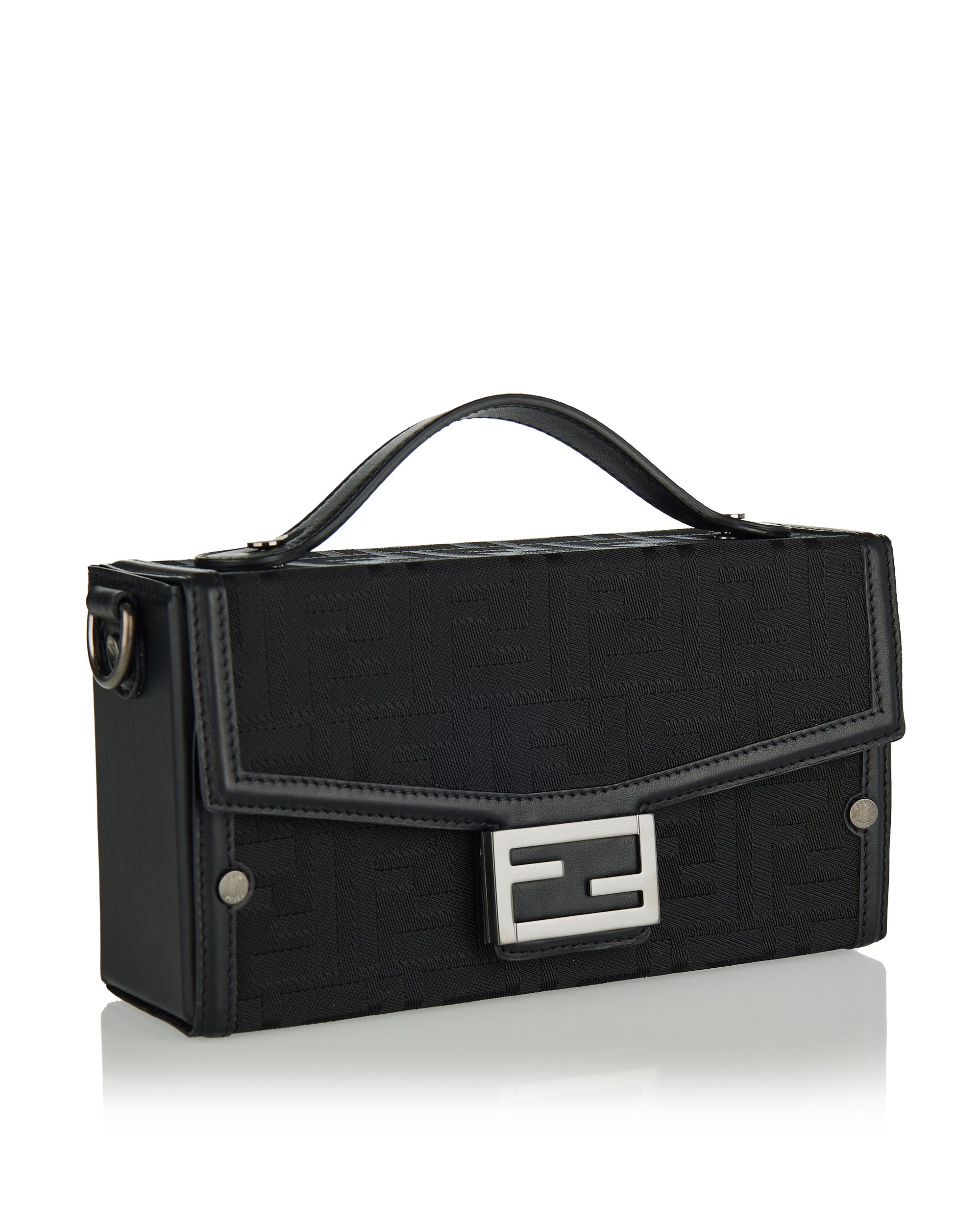 Soft Trunk Ff Nylon Crossbody Bag Fendi – Гарантія оригінальності – вид ззаду
