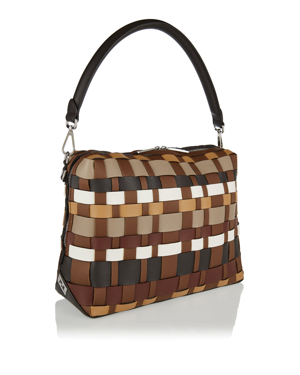 Оригінальна Lui Large Woven Leather Bag Fendi – вид ззаду