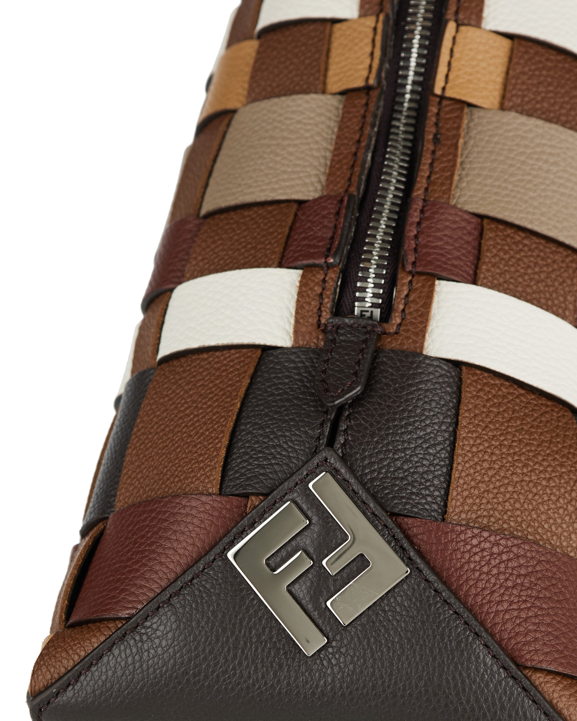 Оригінальна Lui Large Woven Leather Bag Fendi – збільшений вид