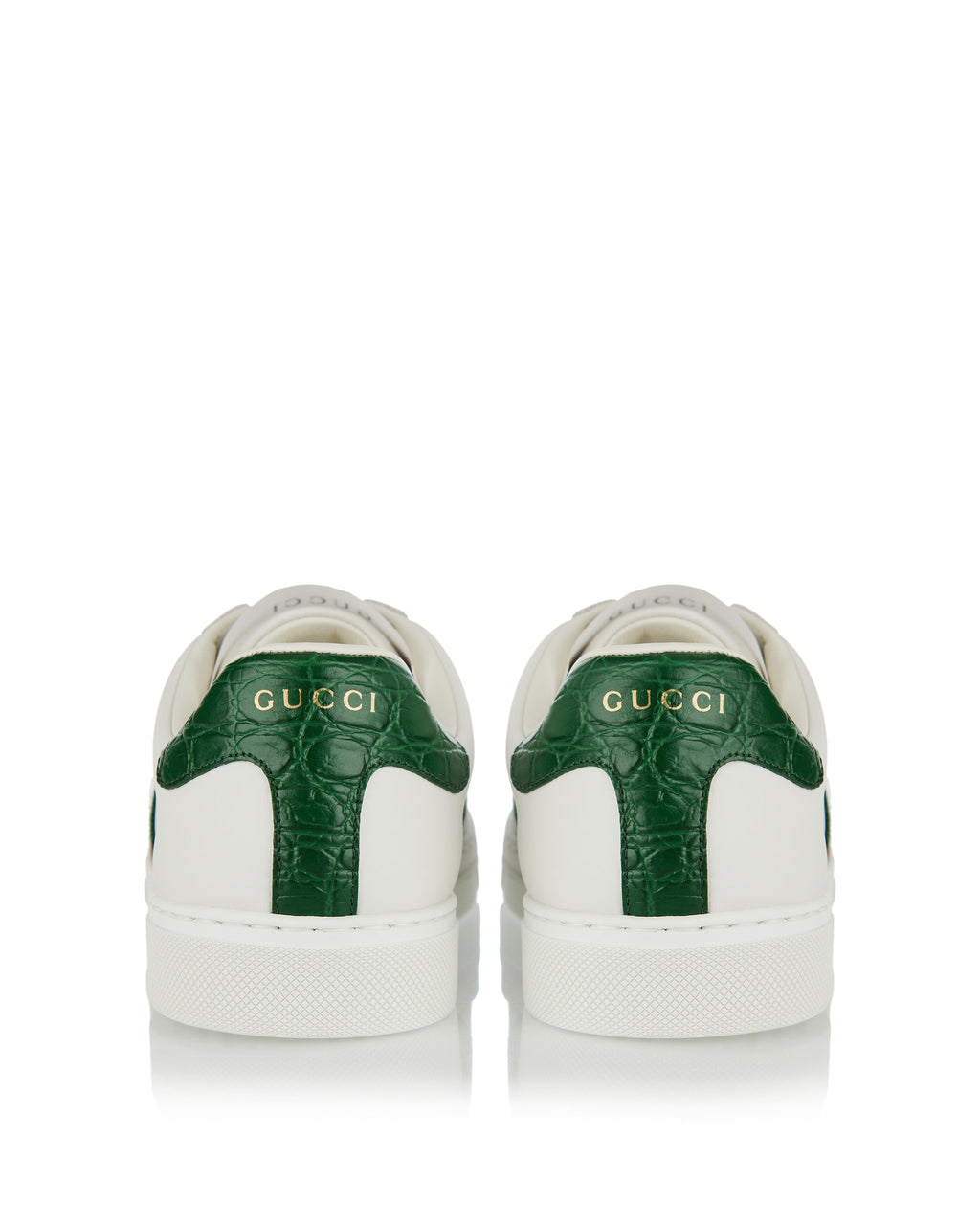 Ace Web Stripe Leather Sneakers Gucci – Гарантія оригінальності – детальний вид