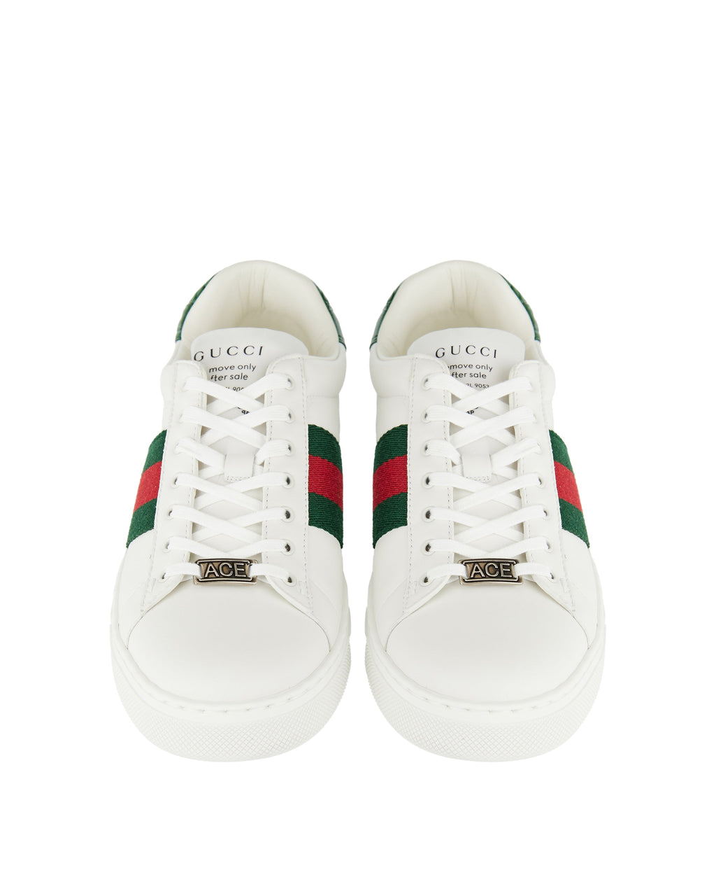 Ace Web Stripe Leather Sneakers Gucci – Гарантія оригінальності – збільшений вид