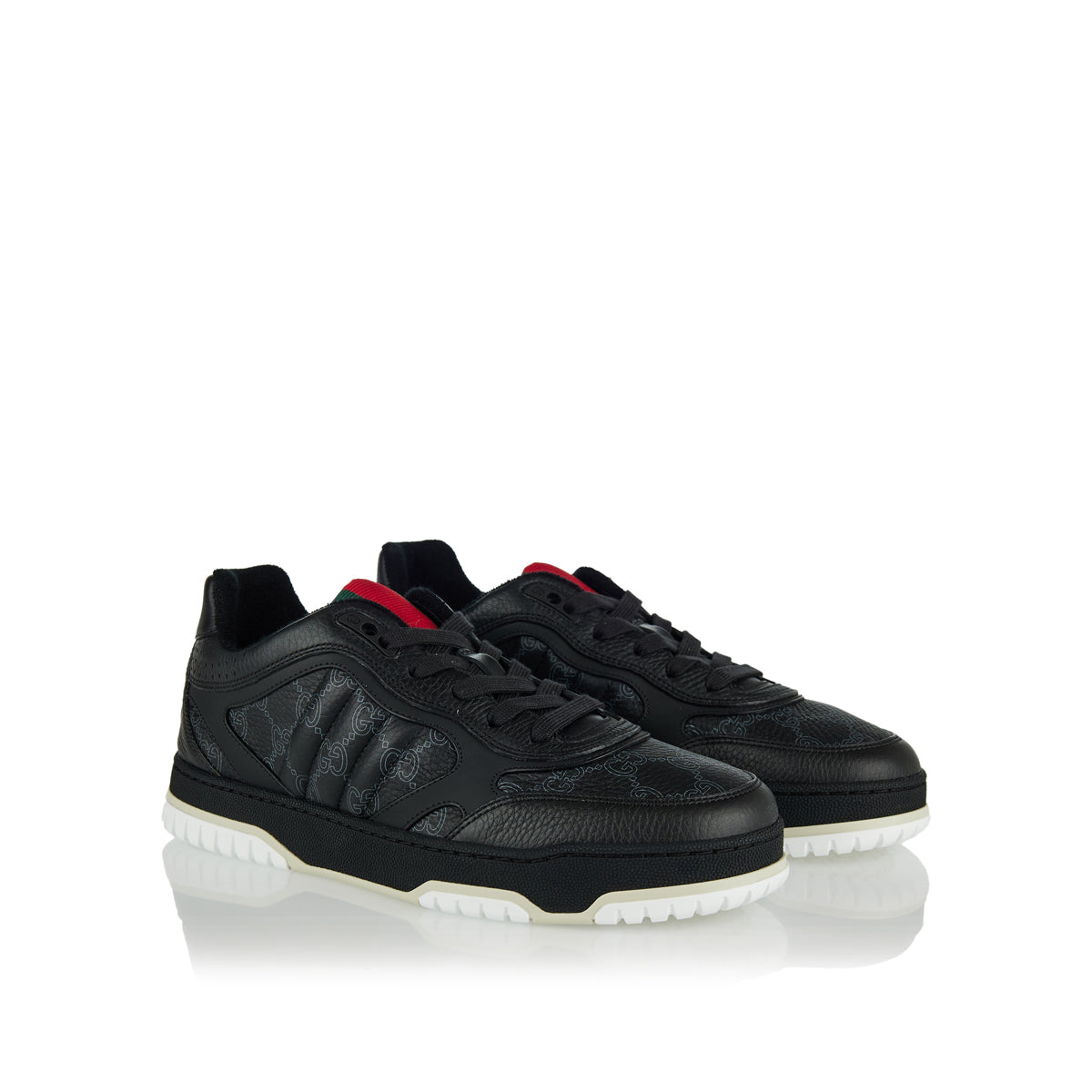 Re Web Leather Sneakers Gucci оригінал – Купити в Україні – вид ззаду