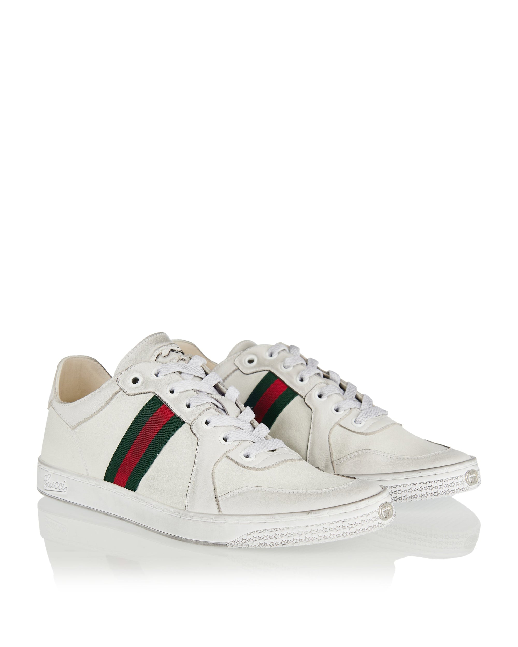Оригінальна Stretch Low Top Sneakers Gucci – вид ззаду