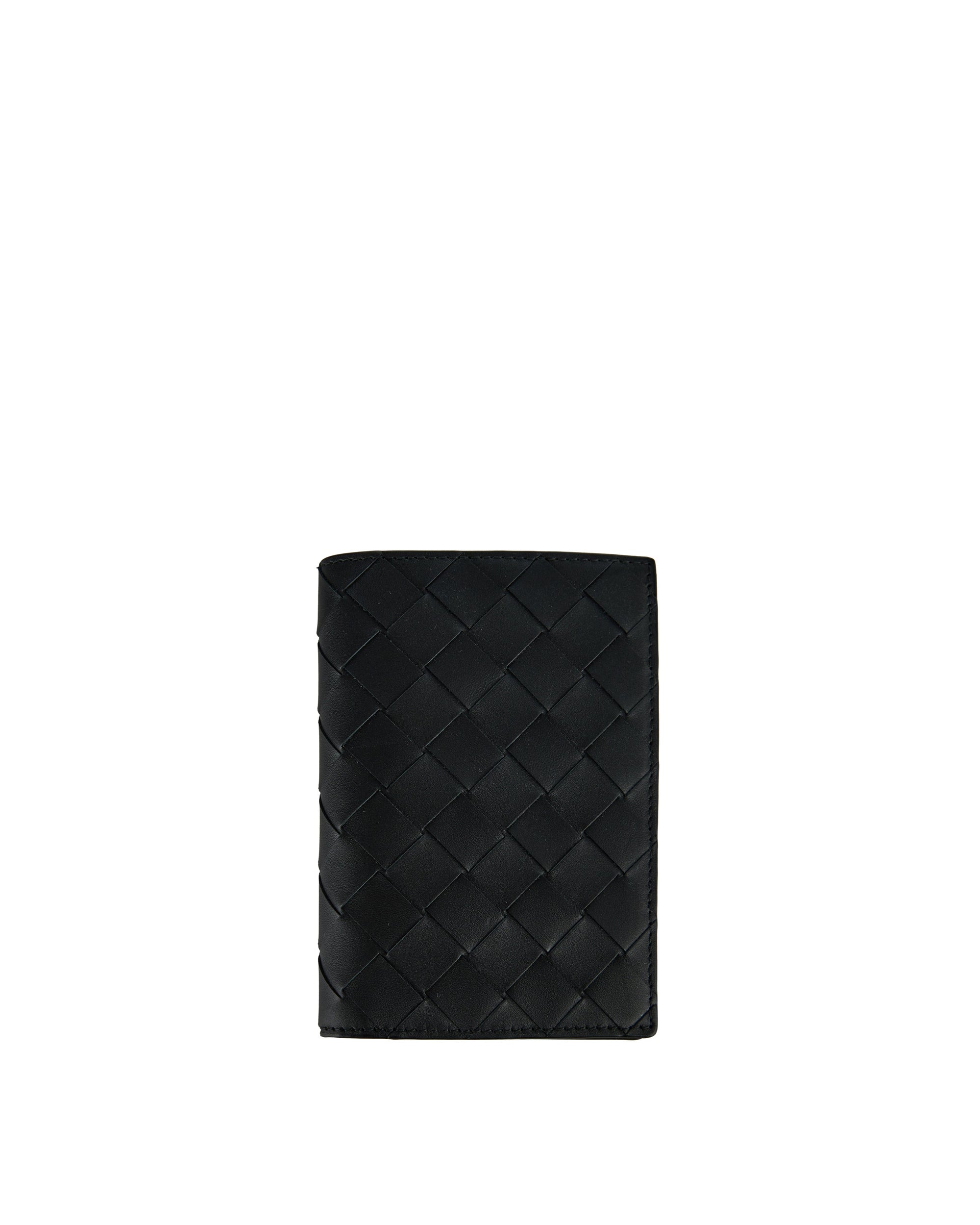 Intrecciato Leather Passport Case Bottega veneta – Гарантія оригінальності – боковий вид