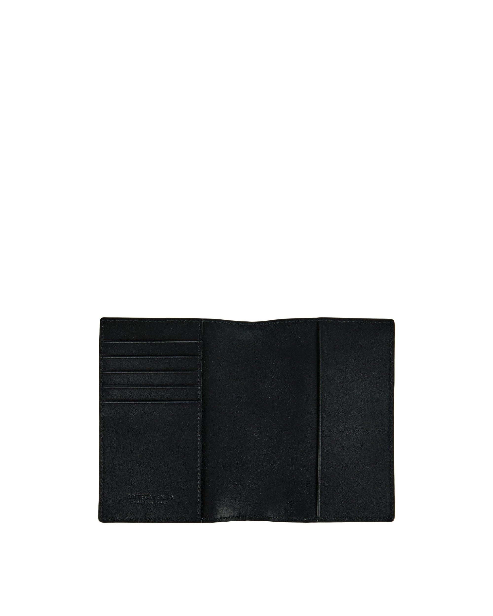 Intrecciato Leather Passport Case Bottega veneta – Гарантія оригінальності – детальний вид