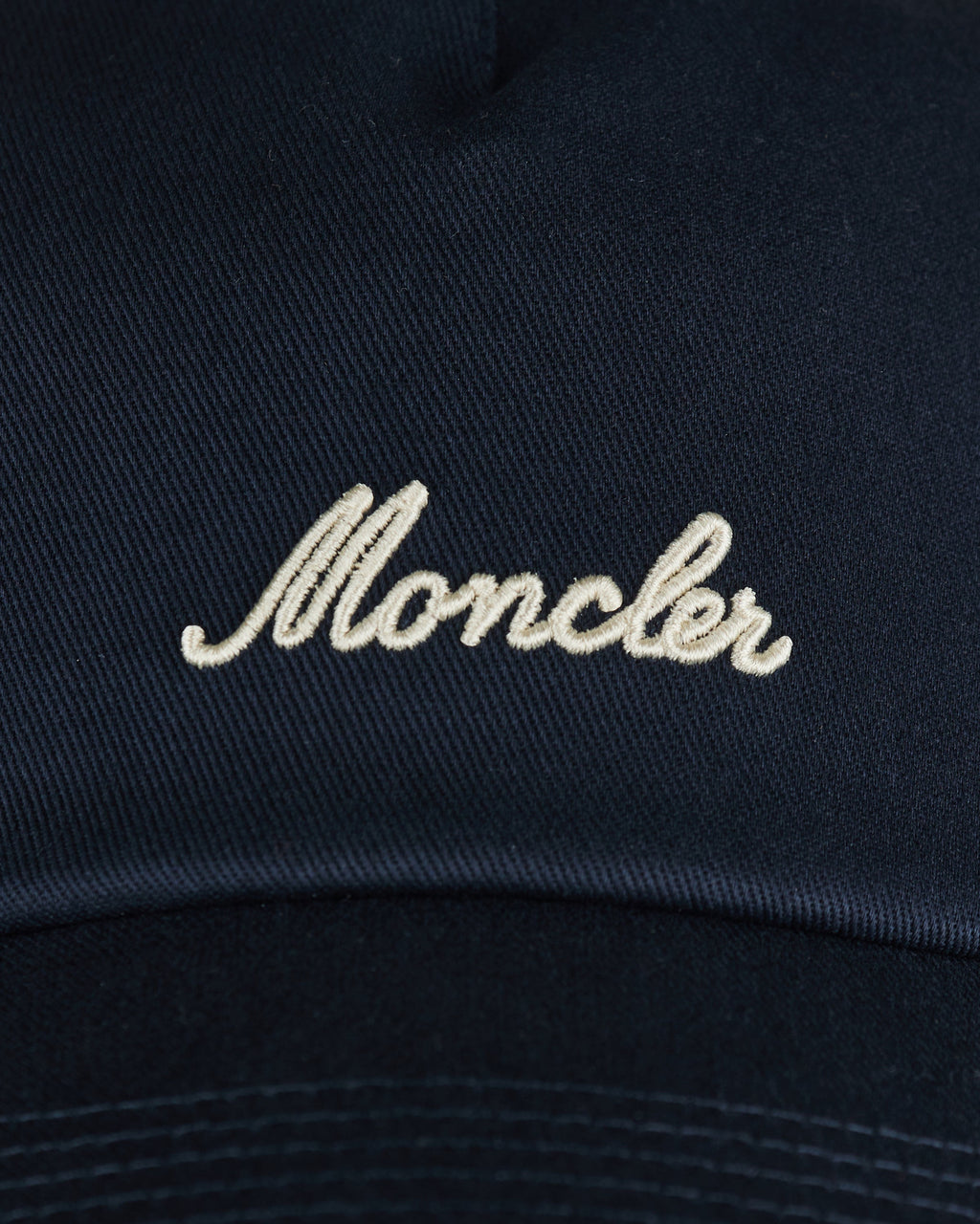 Cotton Baseball Cap Moncler – Гарантія оригінальності – детальний вид