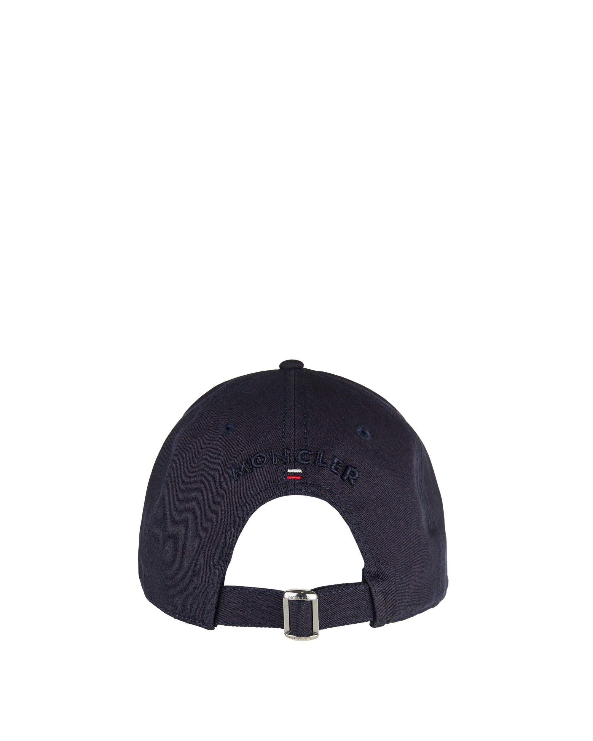 Оригінальна Tricolour Logo Cotton Baseball Cap Moncler – збільшений вид