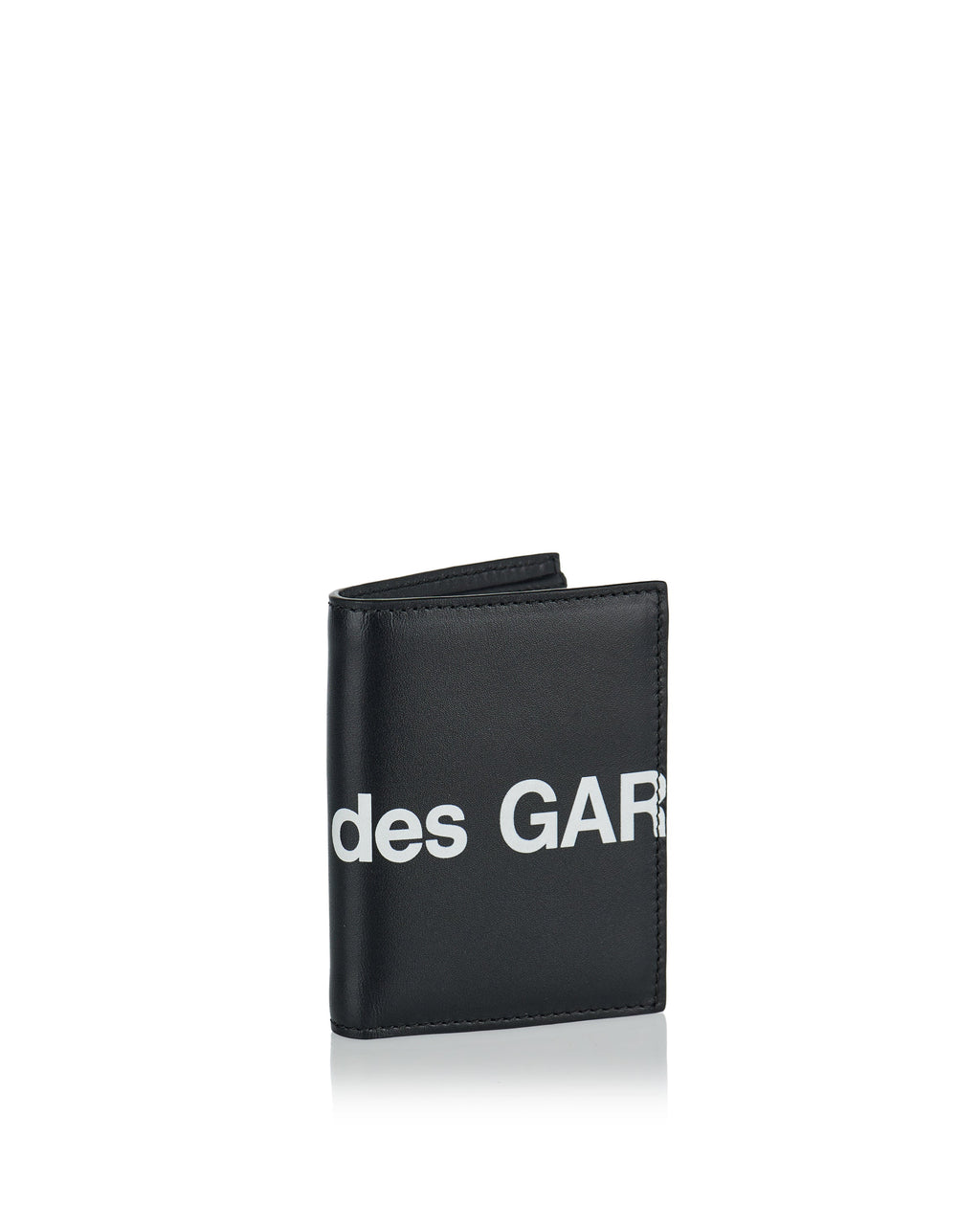 Large Logo Leather Bifold Wallet Comme des garcons оригінал – Купити в Україні – вид ззаду
