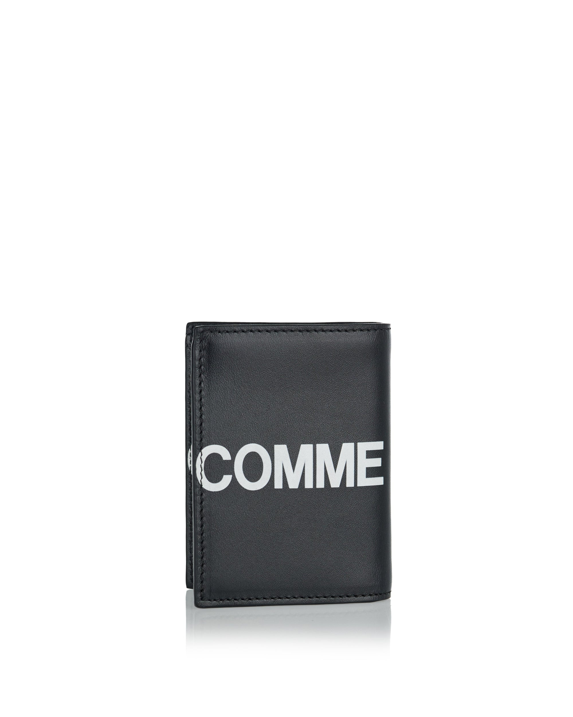 Large Logo Leather Bifold Wallet Comme des garcons оригінал – Купити в Україні – детальний вид