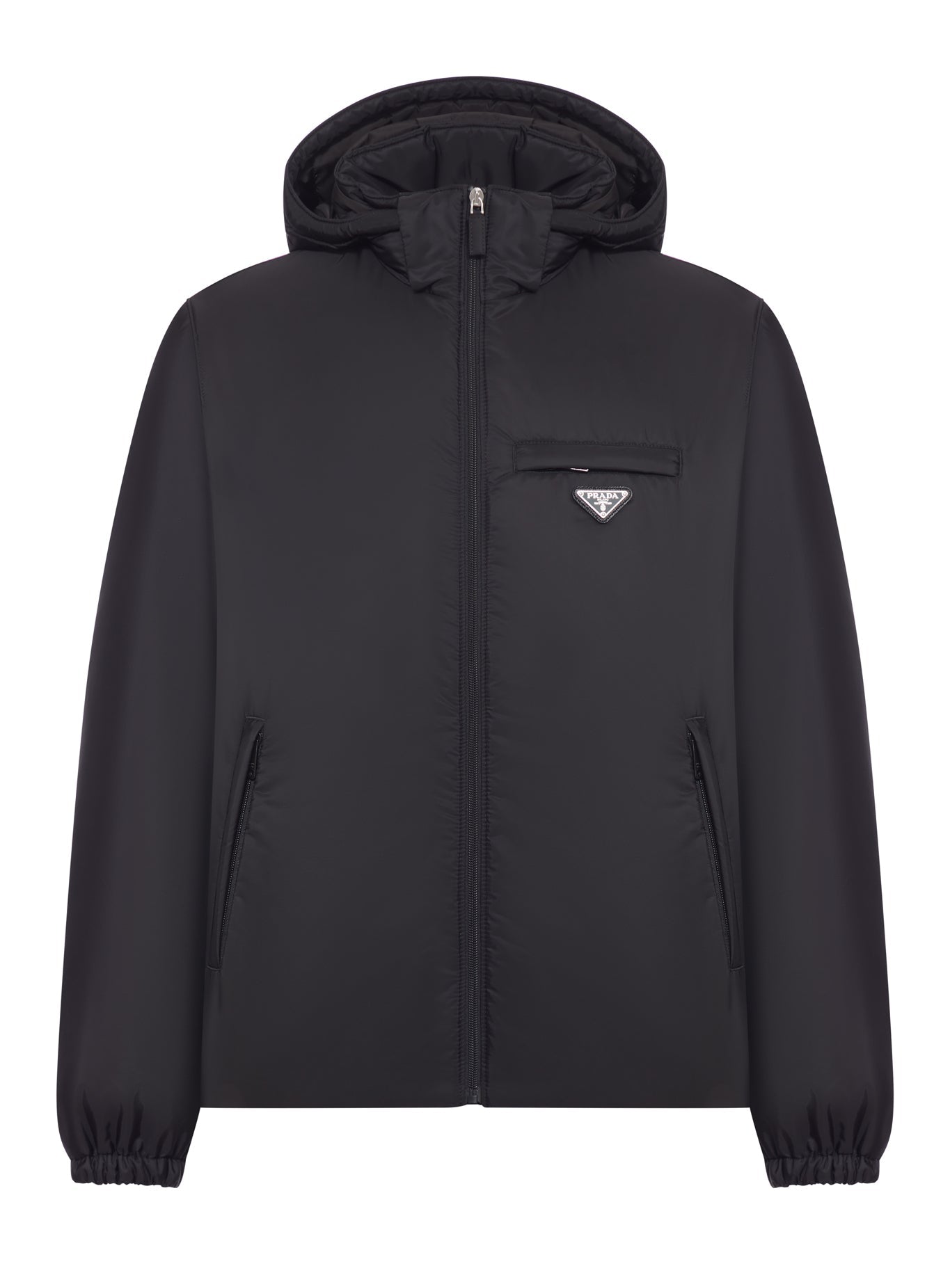 Re-Nylon Down Jacket Prada – Гарантія оригінальності – боковий вид
