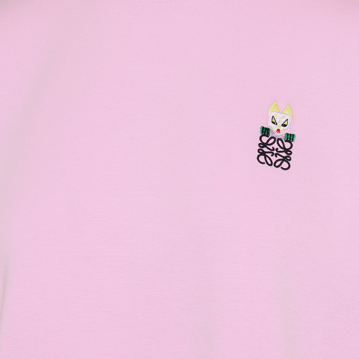 Оригінальна Futurist Cat Embroidery Cotton T‑shirt Loewe – збільшений вид