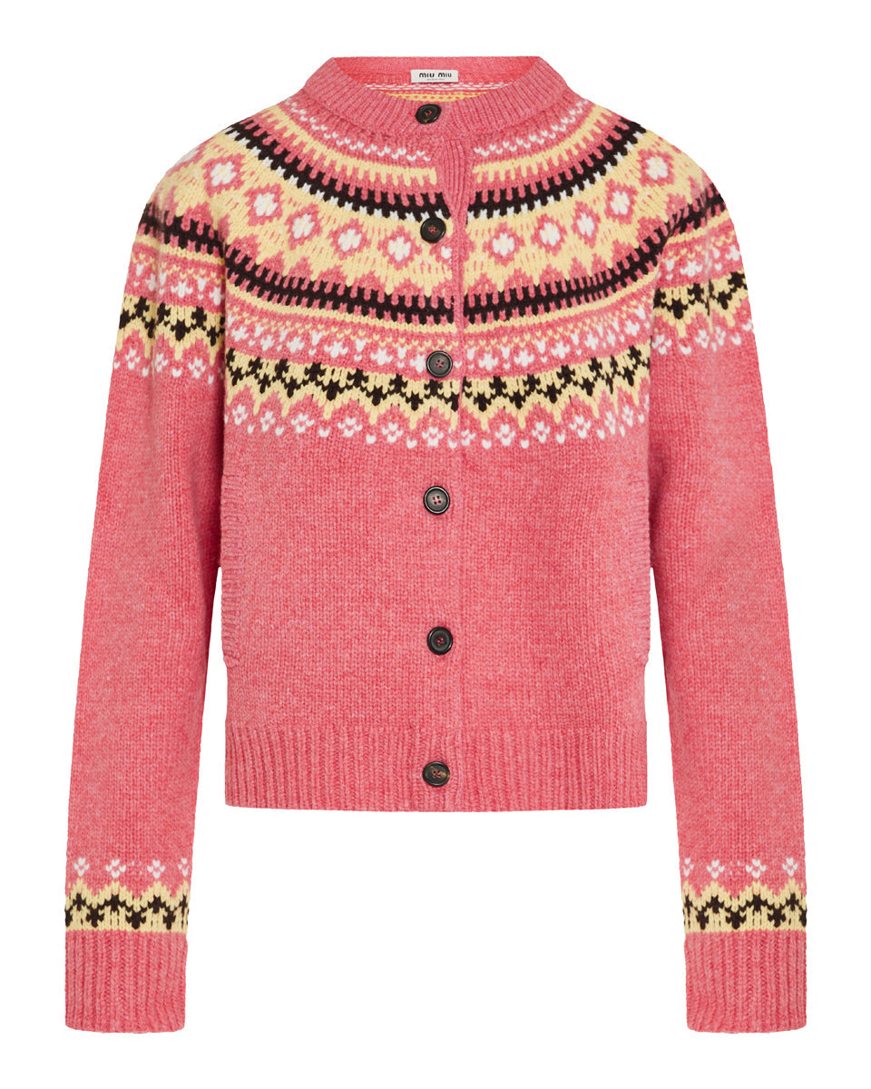 Wool Cardigan Miu miu – Гарантія оригінальності – боковий вид