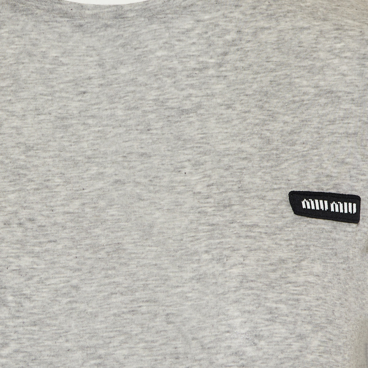 Оригінальна Cotton‑jersey Mini Dress Miu miu – збільшений вид