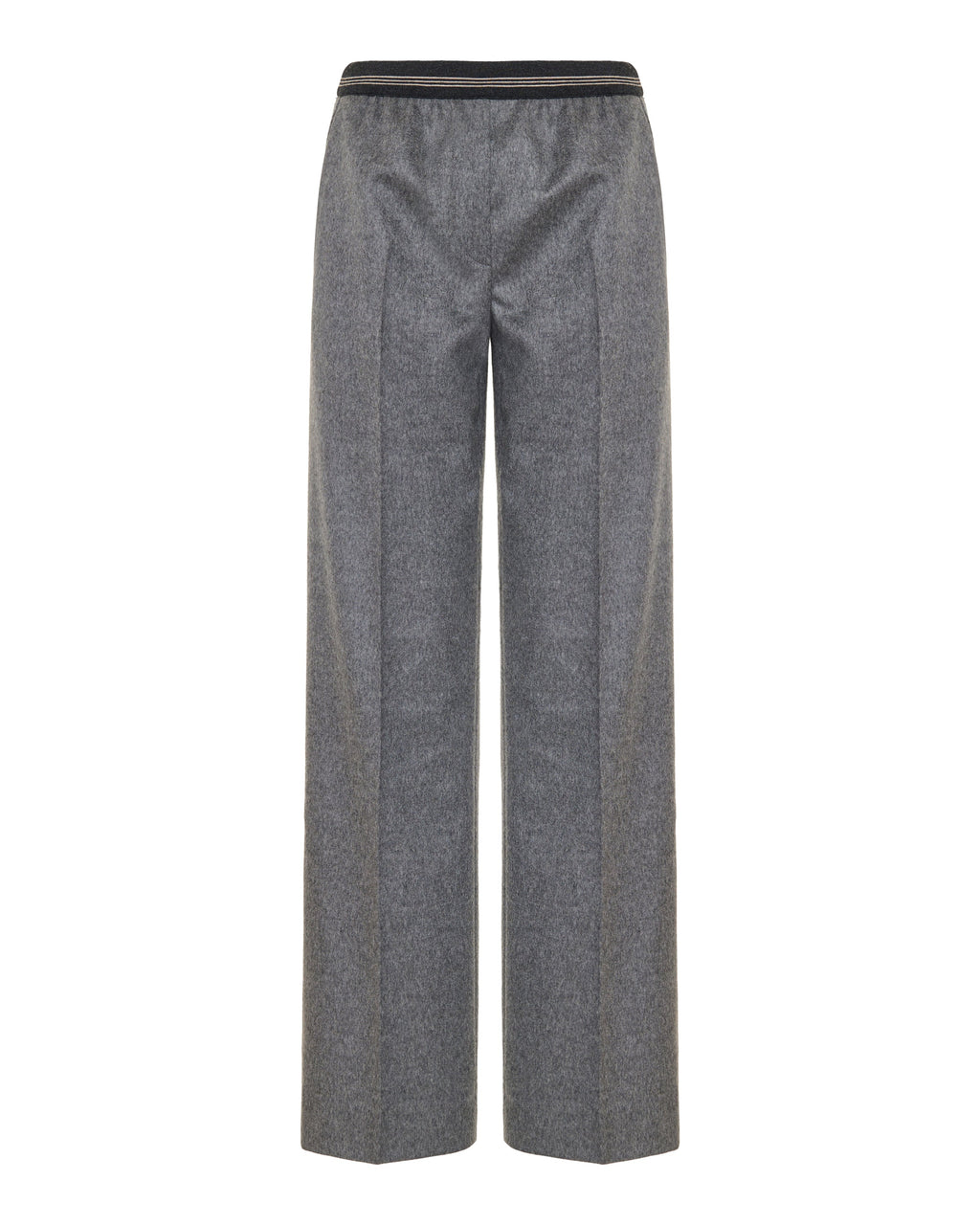 Wool Cashmere Straight Trousers Miu miu – Гарантія оригінальності – боковий вид