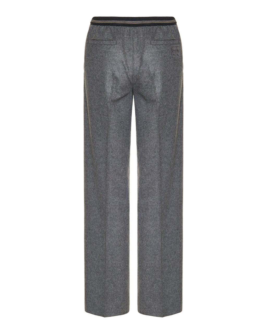 Wool Cashmere Straight Trousers Miu miu – Гарантія оригінальності – детальний вид