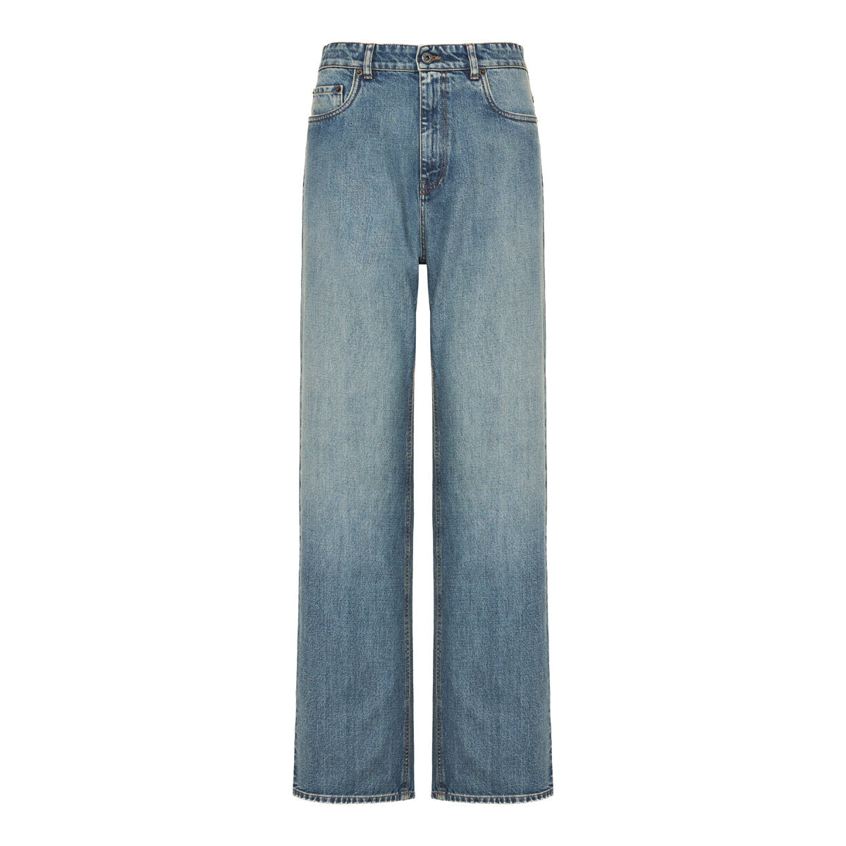 Embroidered‑logo Denim Jeans Miu miu – Гарантія оригінальності – боковий вид