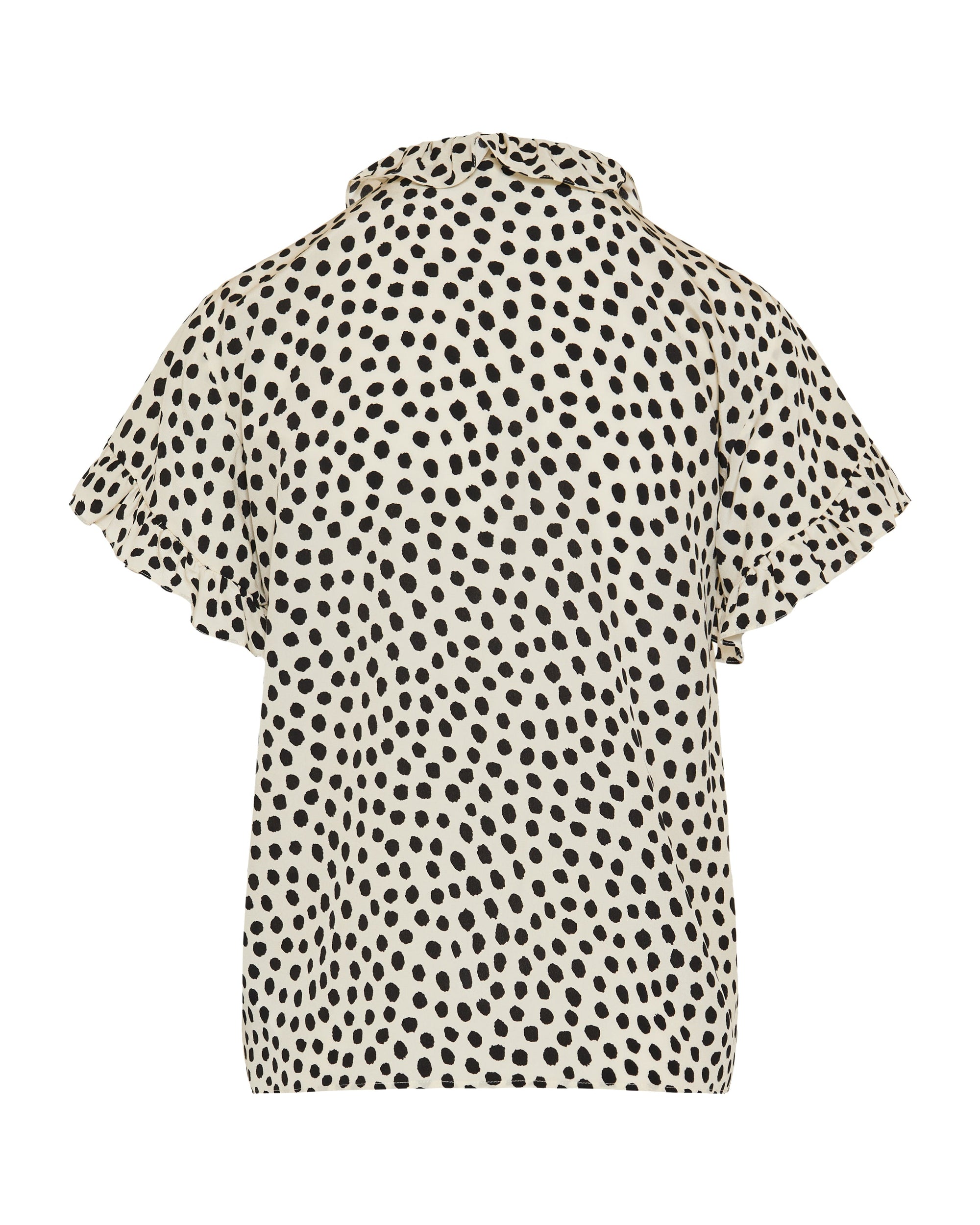 Оригінальна Polka Dot Silk Crepe De Chine Top Chloe – детальний вид