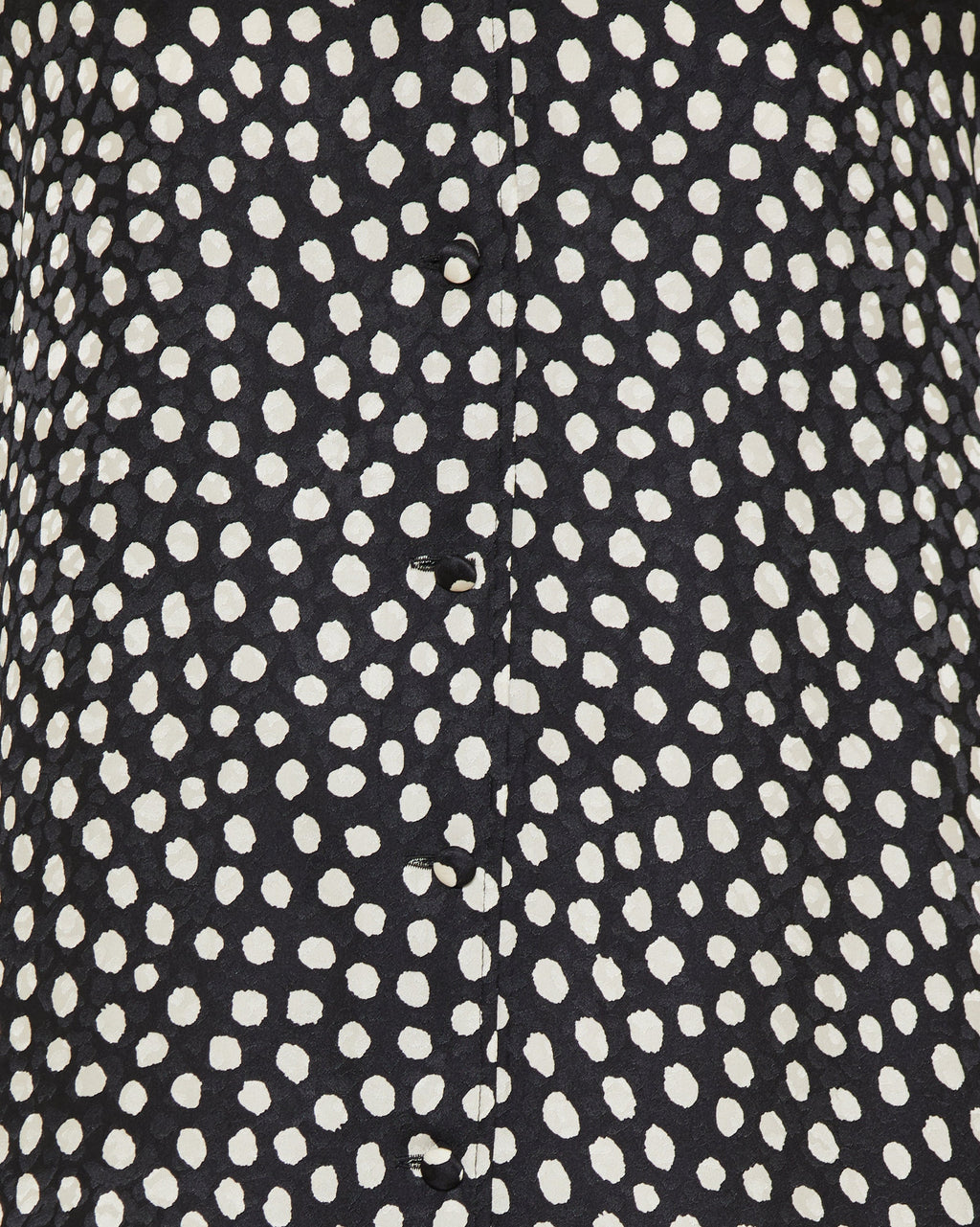 Оригінальна Ruffled Polka Dot Silk Jacquard Mini Dress Chloe – збільшений вид