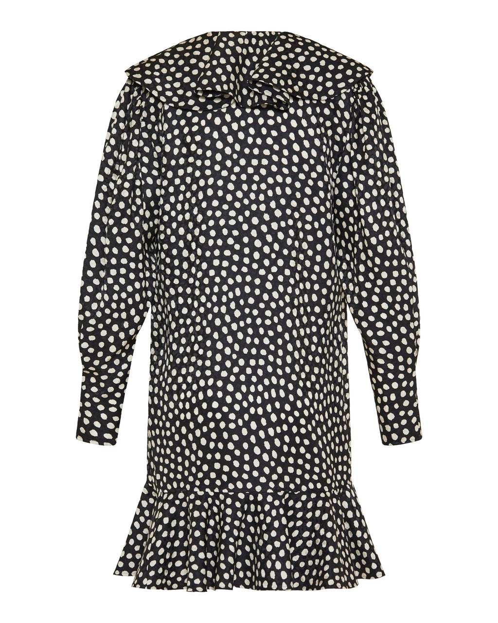 Оригінальна Ruffled Polka Dot Silk Jacquard Mini Dress Chloe – детальний вид
