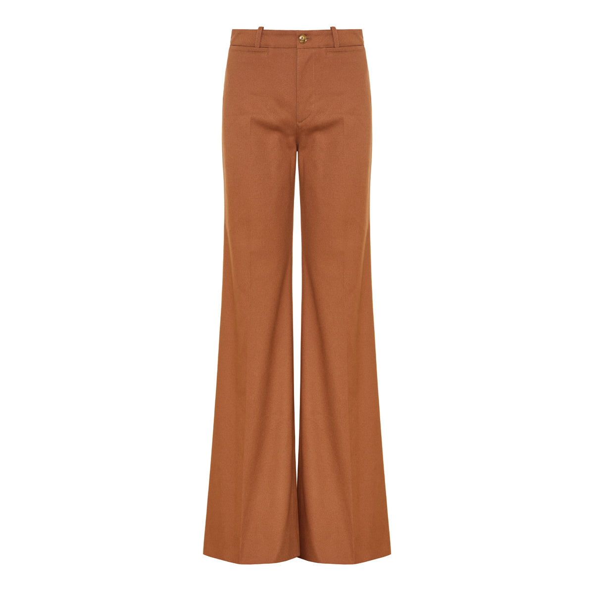 High‑rise Flared Trousers Chloe – Гарантія оригінальності – боковий вид