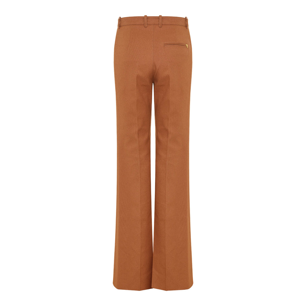 High‑rise Flared Trousers Chloe – Гарантія оригінальності – вид ззаду