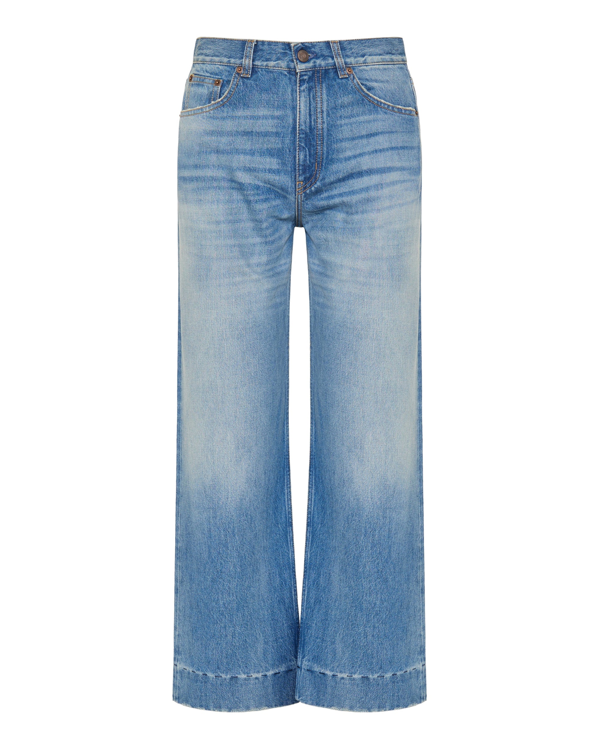 Cropped Straight Leg Jeans Chloe оригінал – Купити в Україні – боковий вид