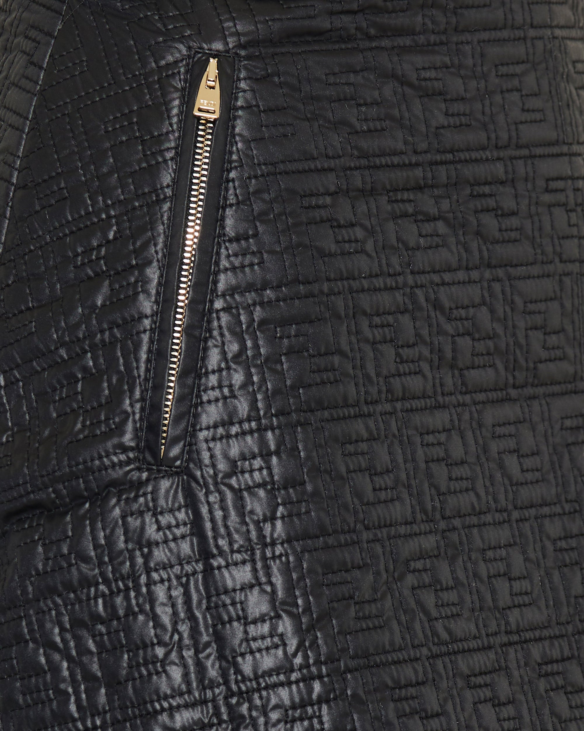Quilted Logo Pattern Mini Skirt Fendi оригінал – Купити в Україні – збільшений вид